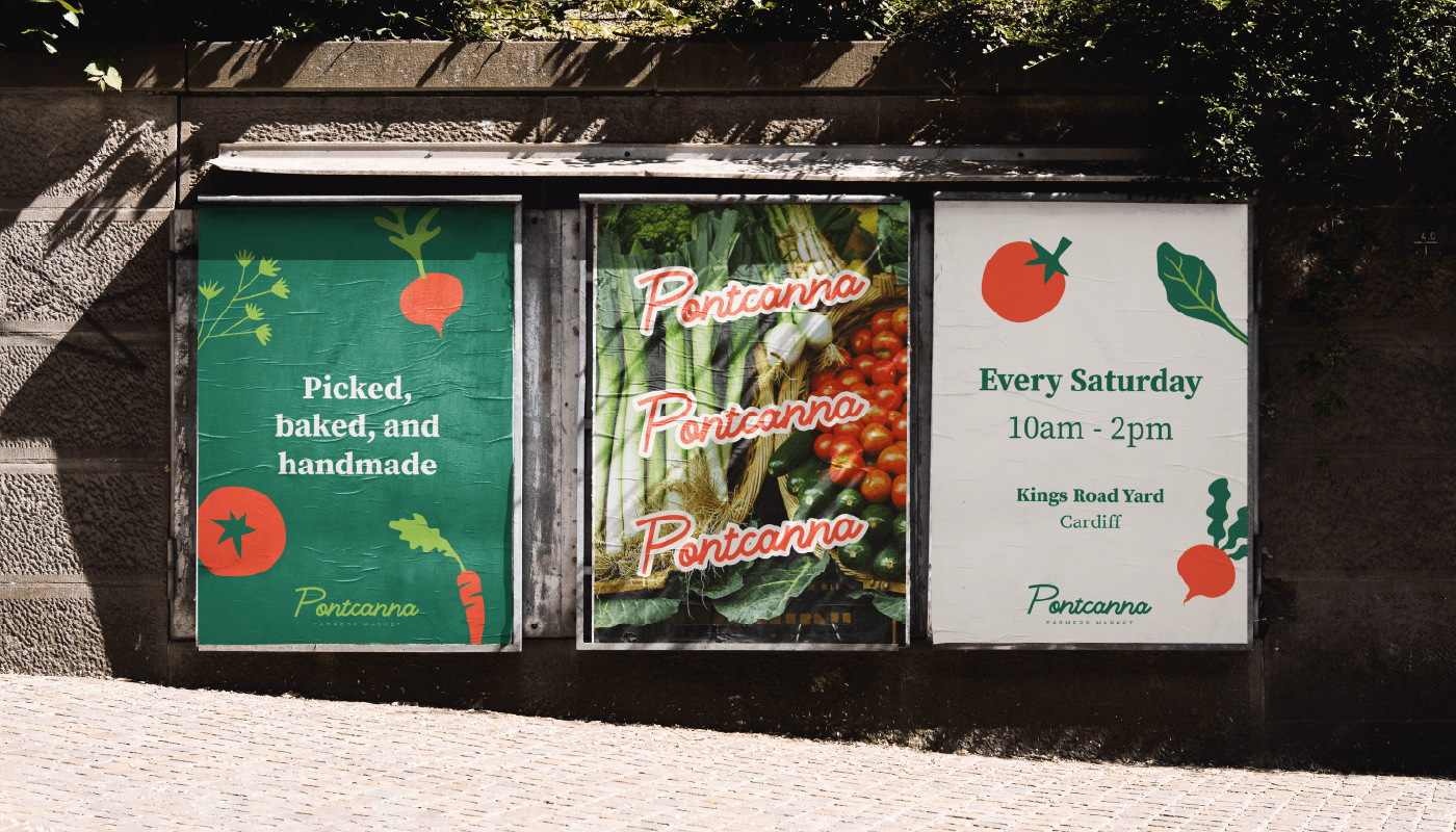 Pontcanna market outdoor posters