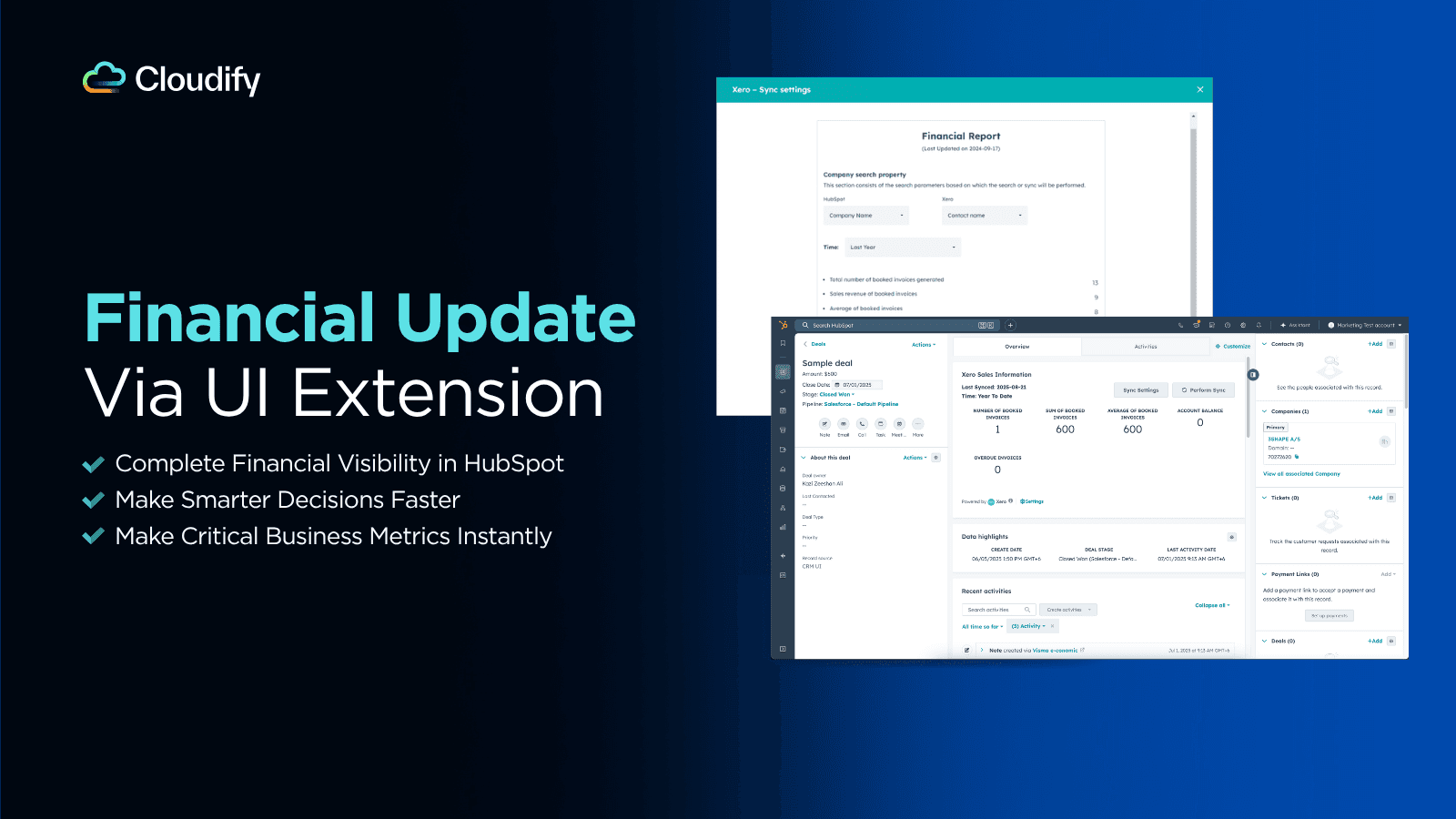 Real-time update in order timeline