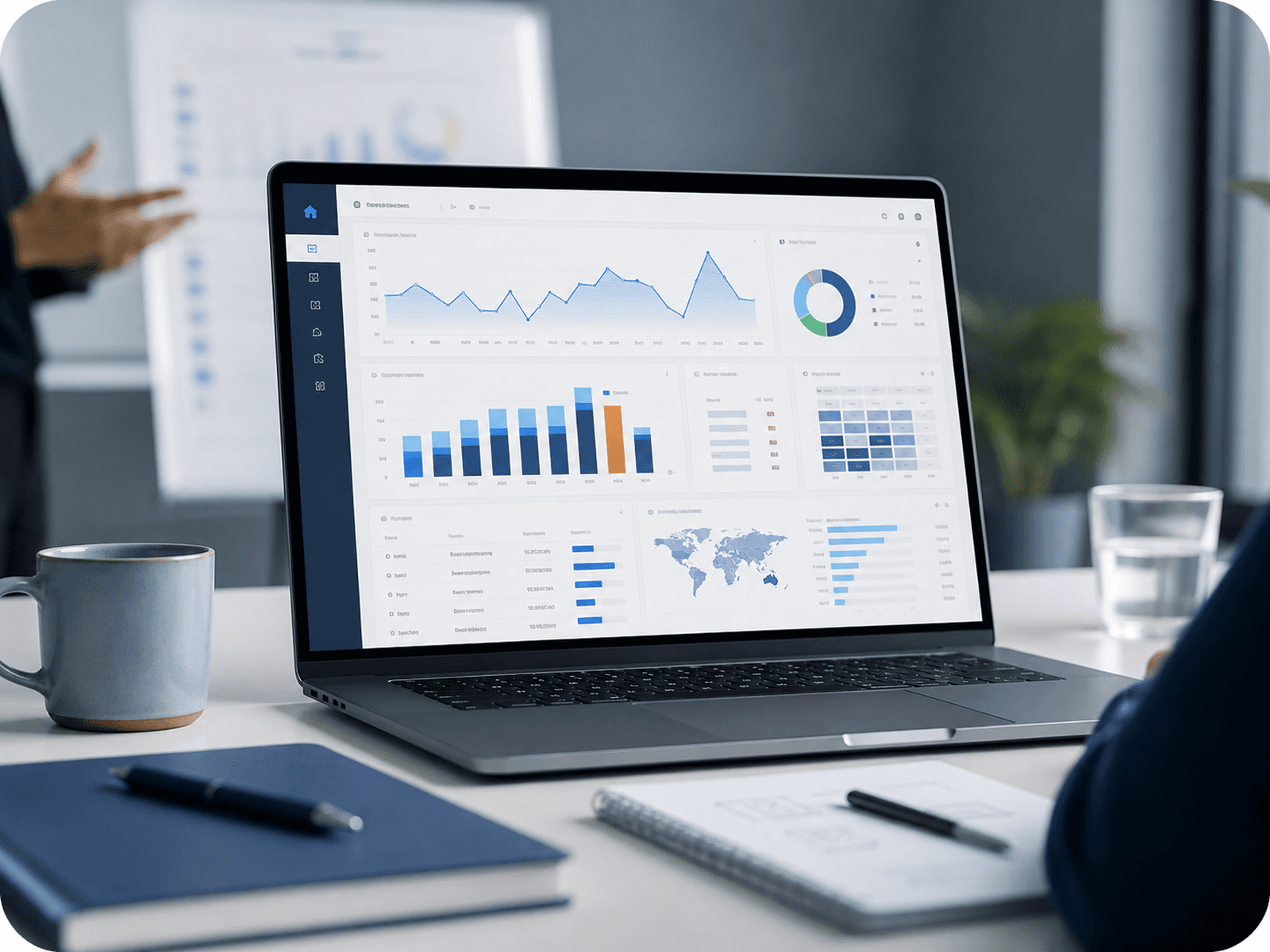 Professional GA4 training and analytics workspace