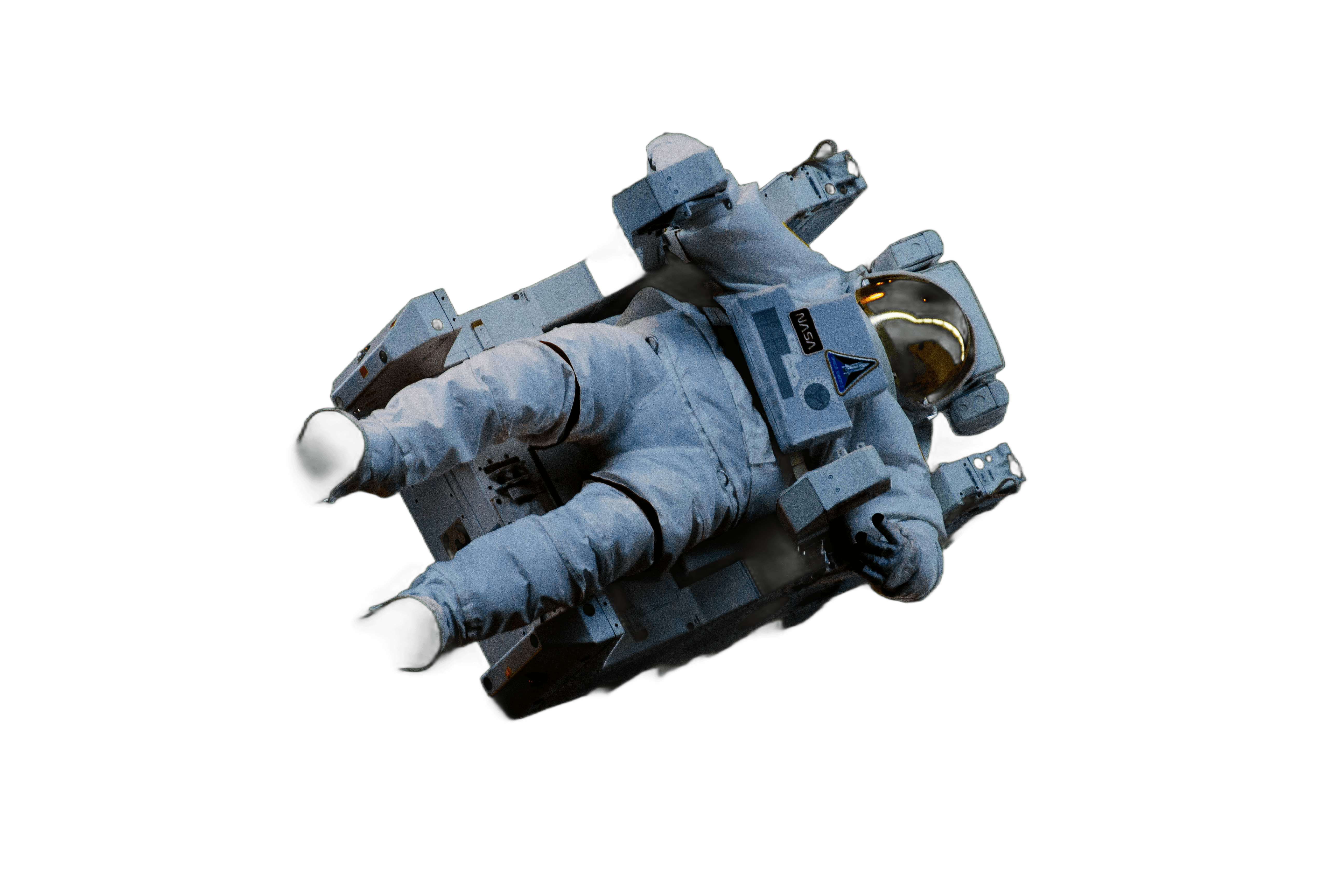 astronaut floating in space