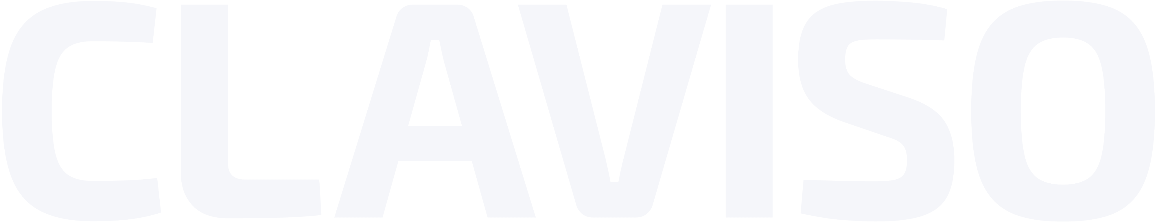 Logo der KI Automations-Agentur CLAVISO, weißer Schriftzug in der Website-Navigation