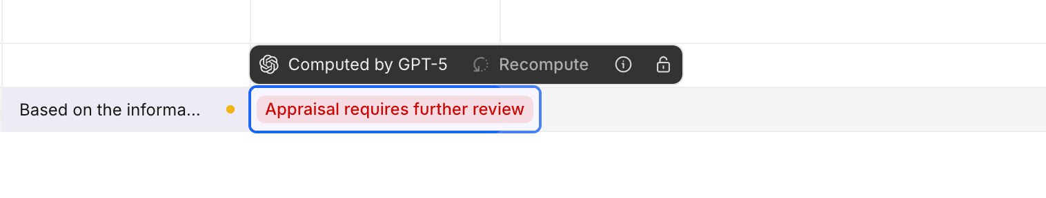 An auto-flagged entry in V7 Go