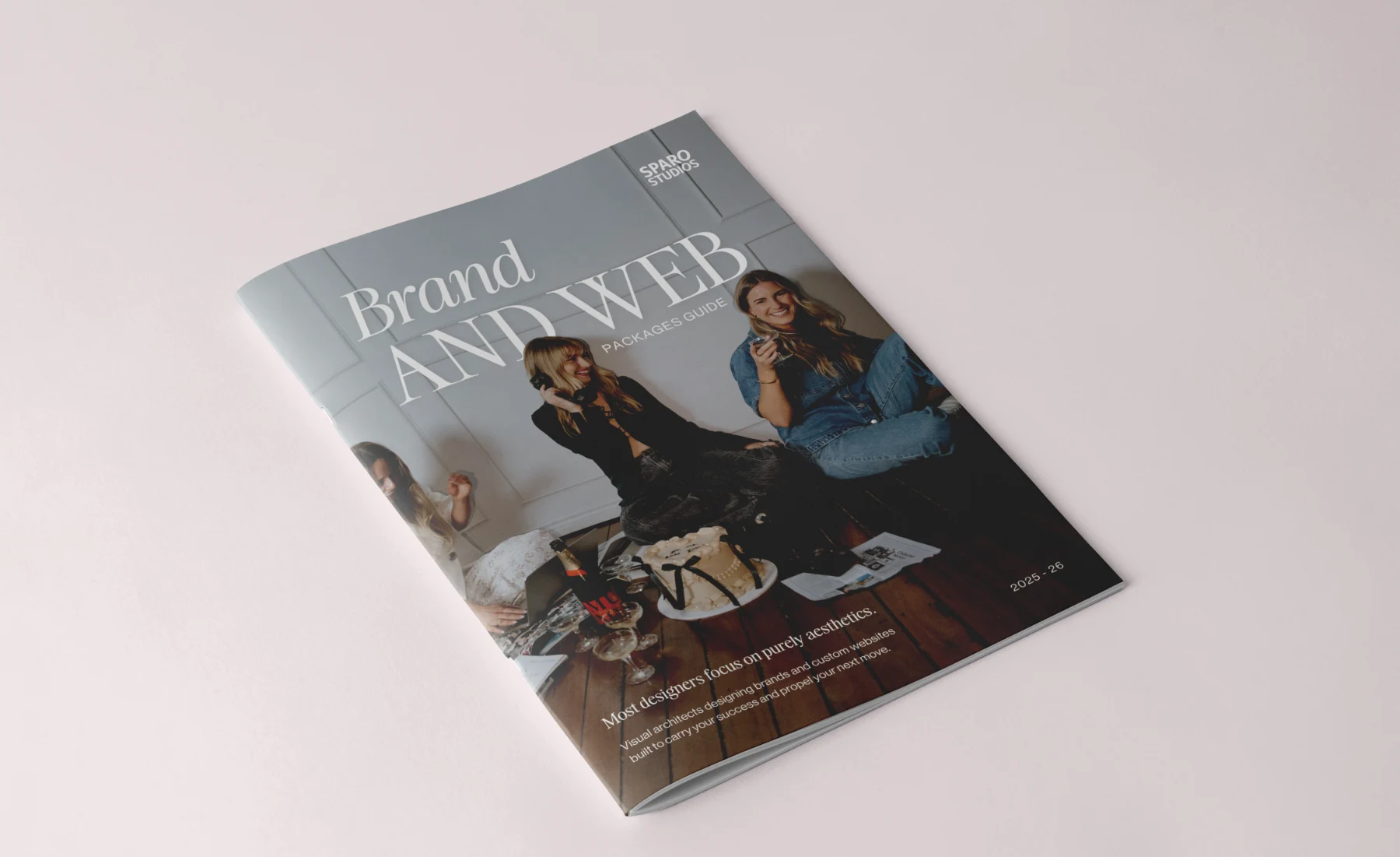 mockup of seasoned digital website