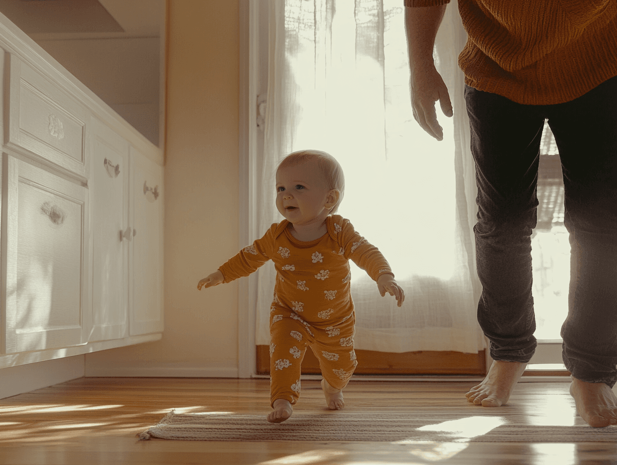 14 month old walking