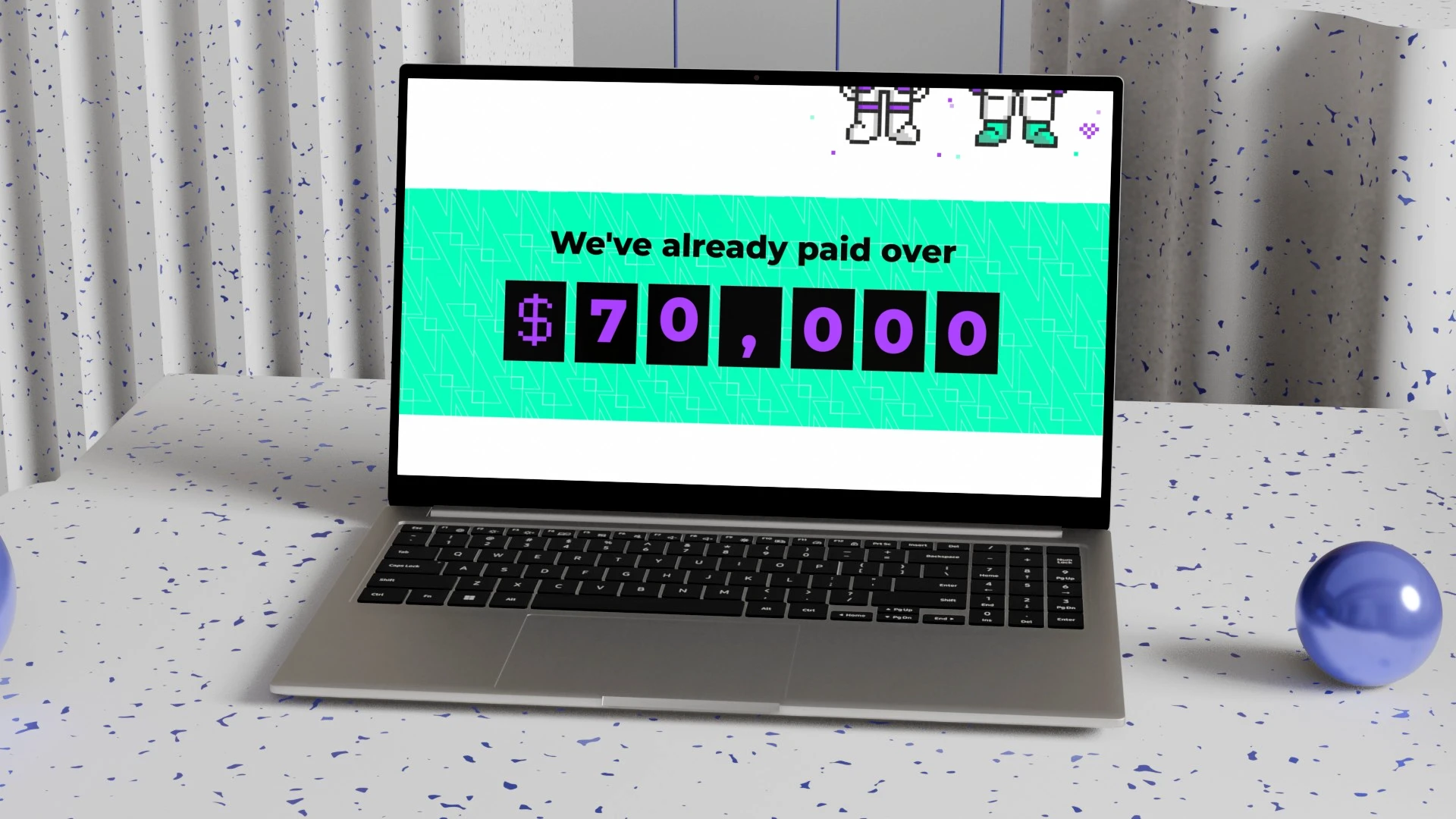 Minimal web design system developed for Thunder Dungeon