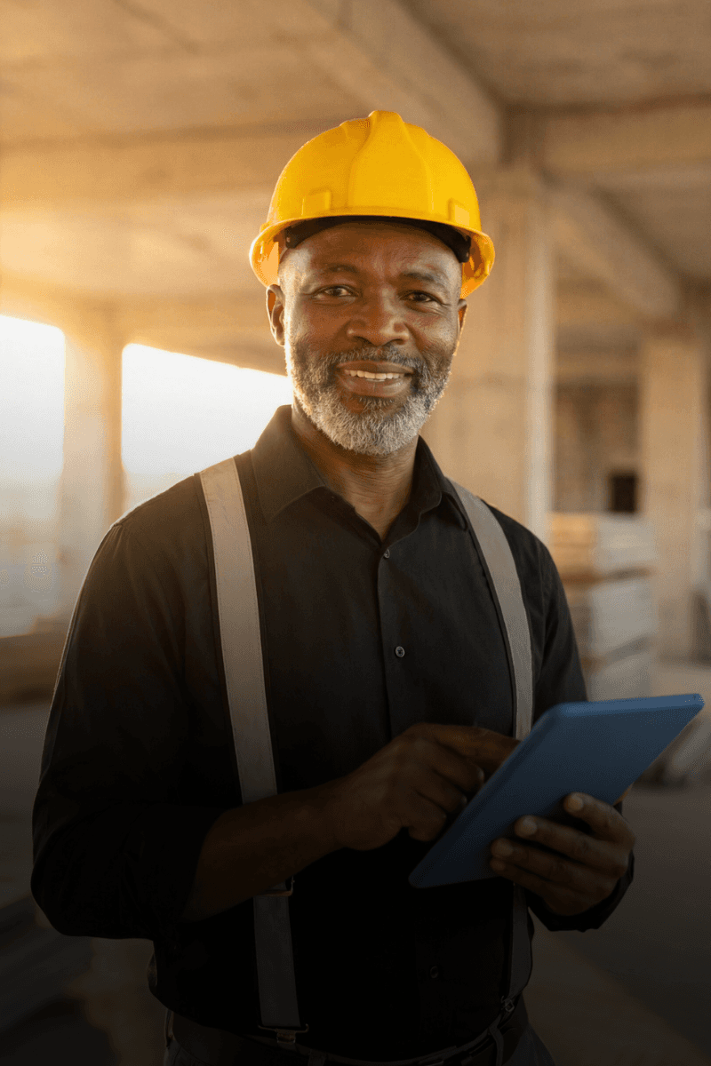 obra sendo realizada pladur capoto contrução