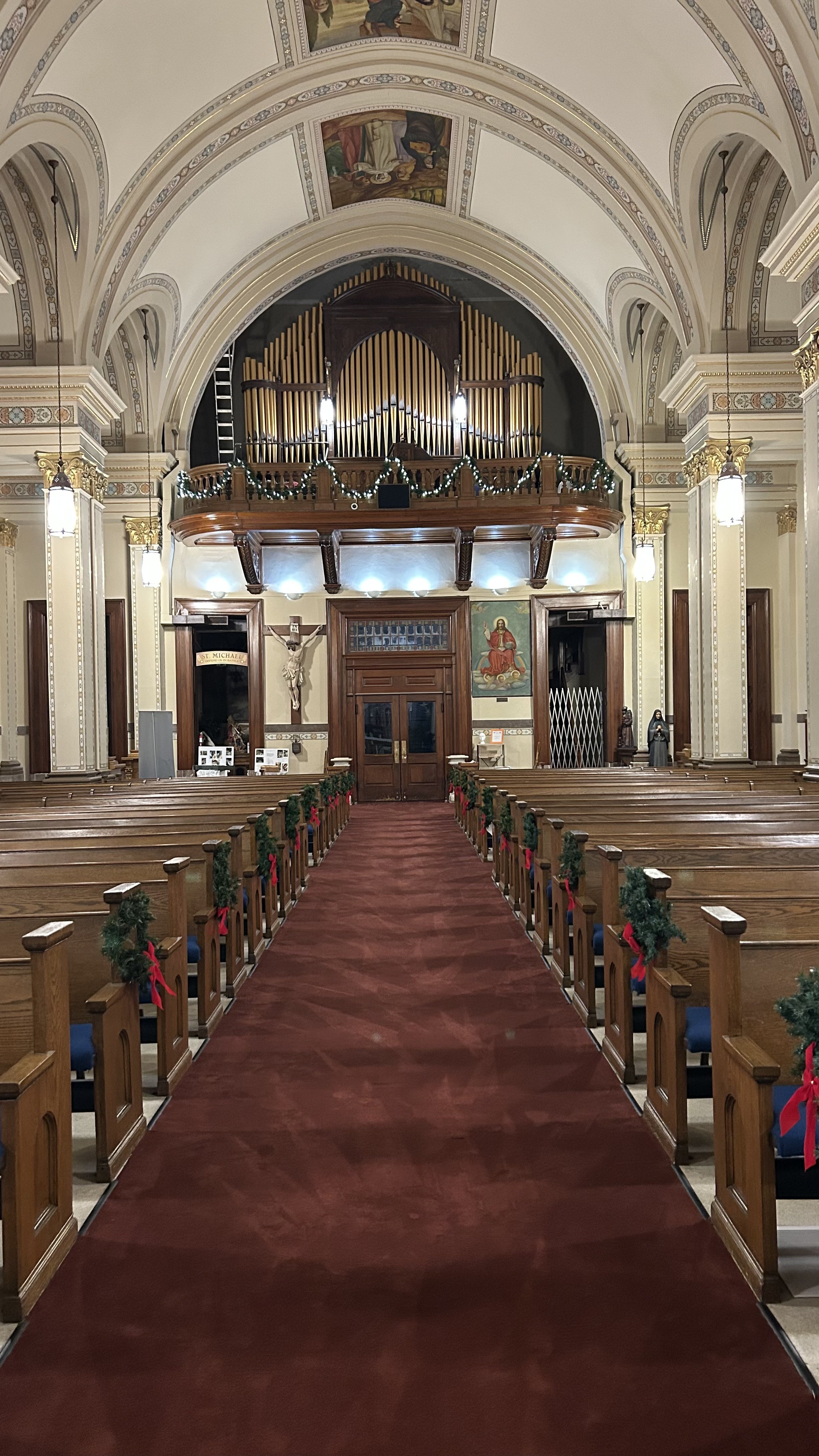 Aerial view of Notre Dame district