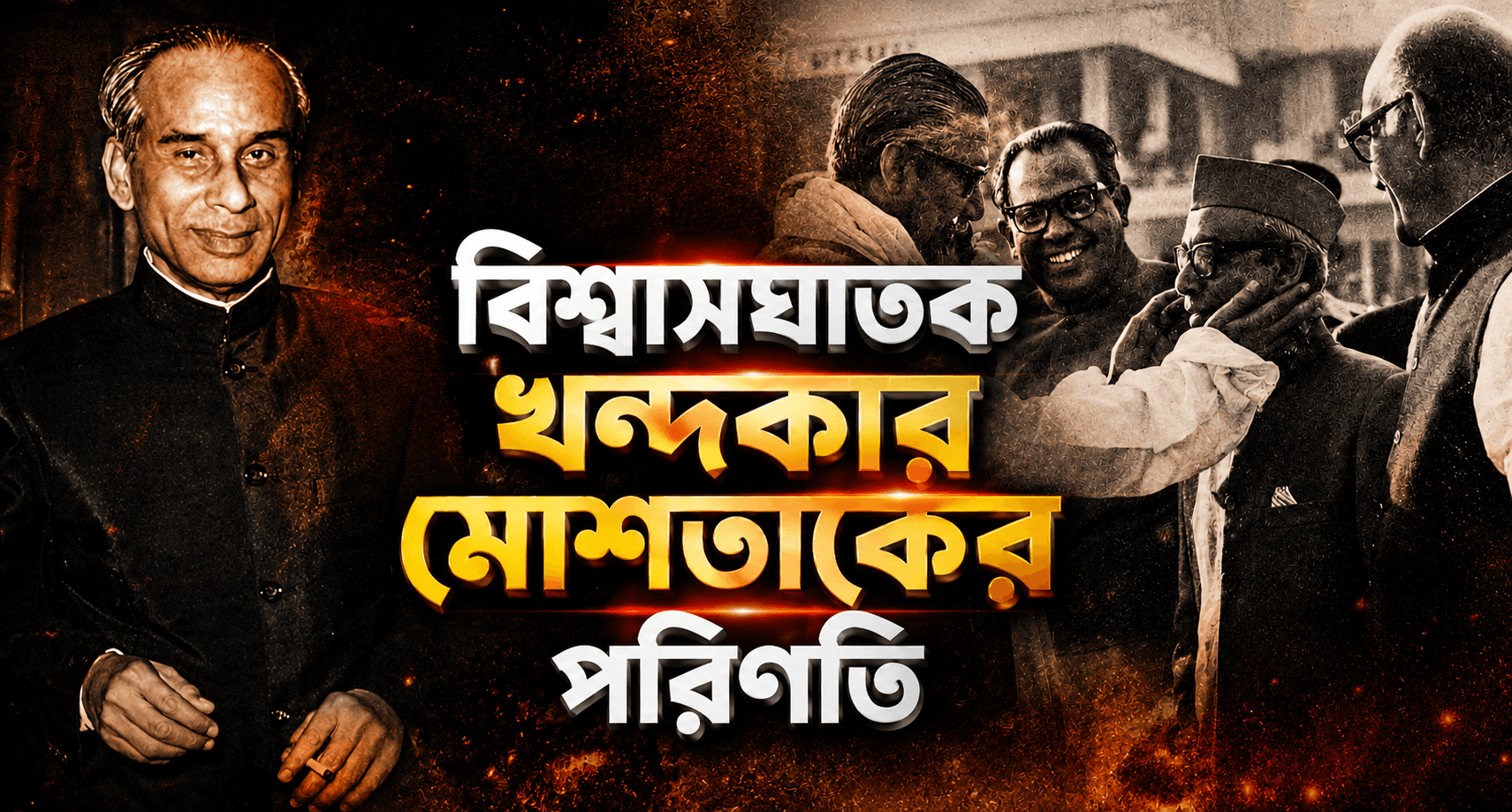 বঙ্গবন্ধু হত্যার ষড়যন্ত্রকারী ঘৃন্য বিশ্বাসঘাতক খন্দকার মোশতাকের পরিণতি