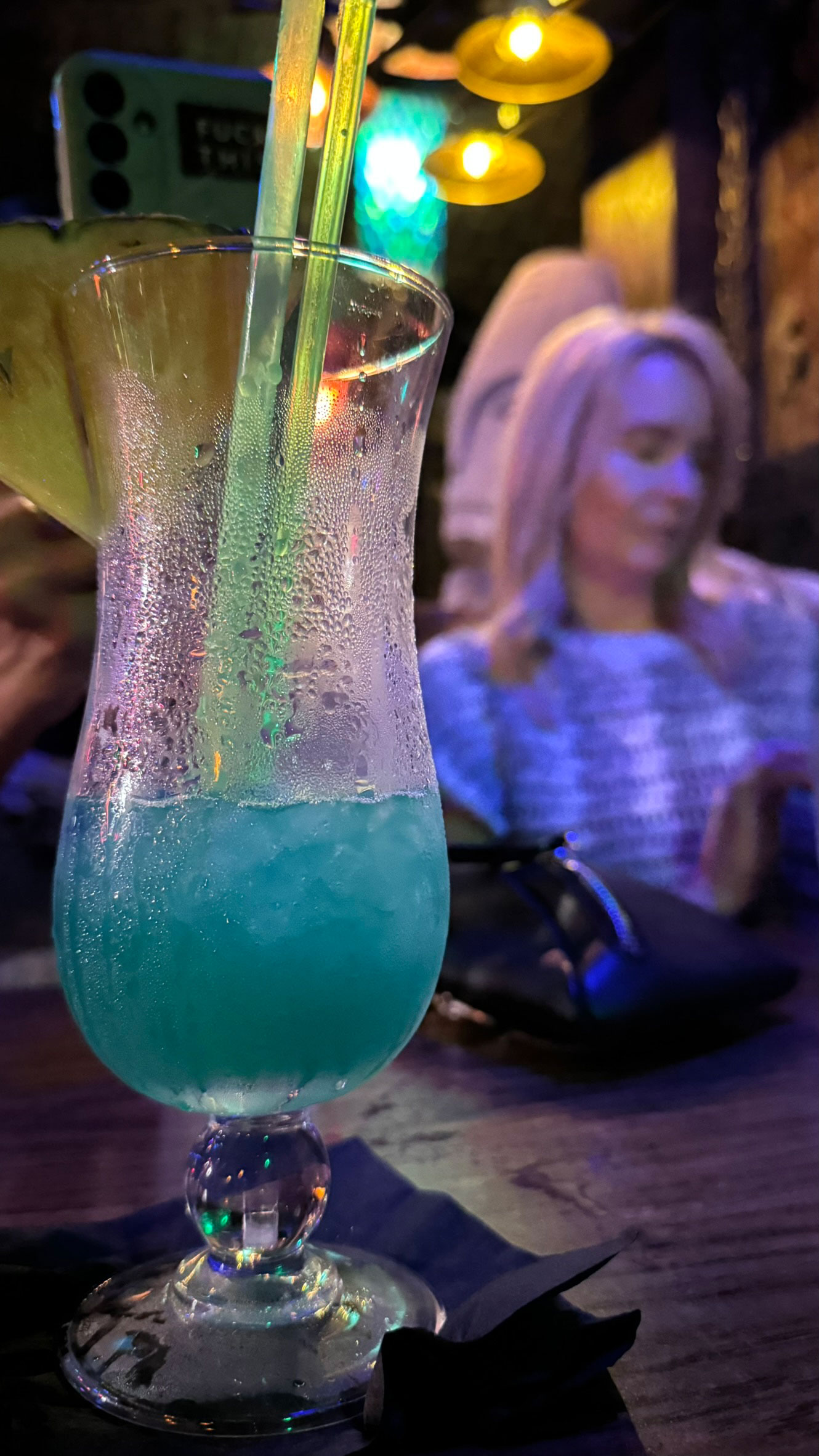 Messer Chups ripping it up at Moe's Alley in Santa Cruz.