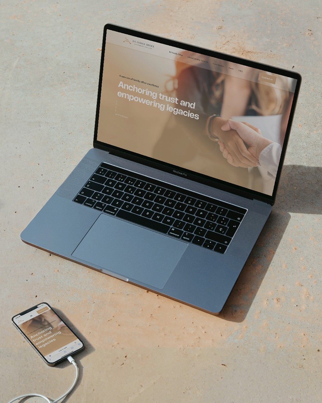 Streetside billboard with flyposters of the Batch.Works brand and illustrations