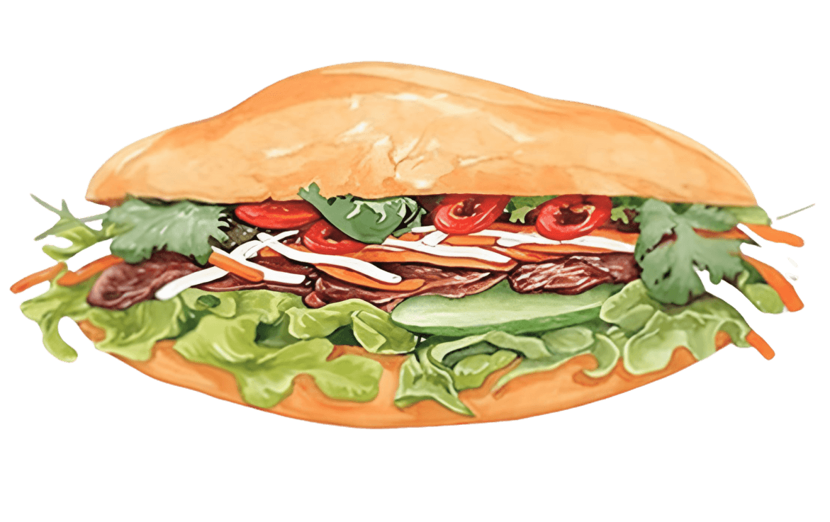 grilled pork banh mi