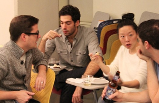 people talking