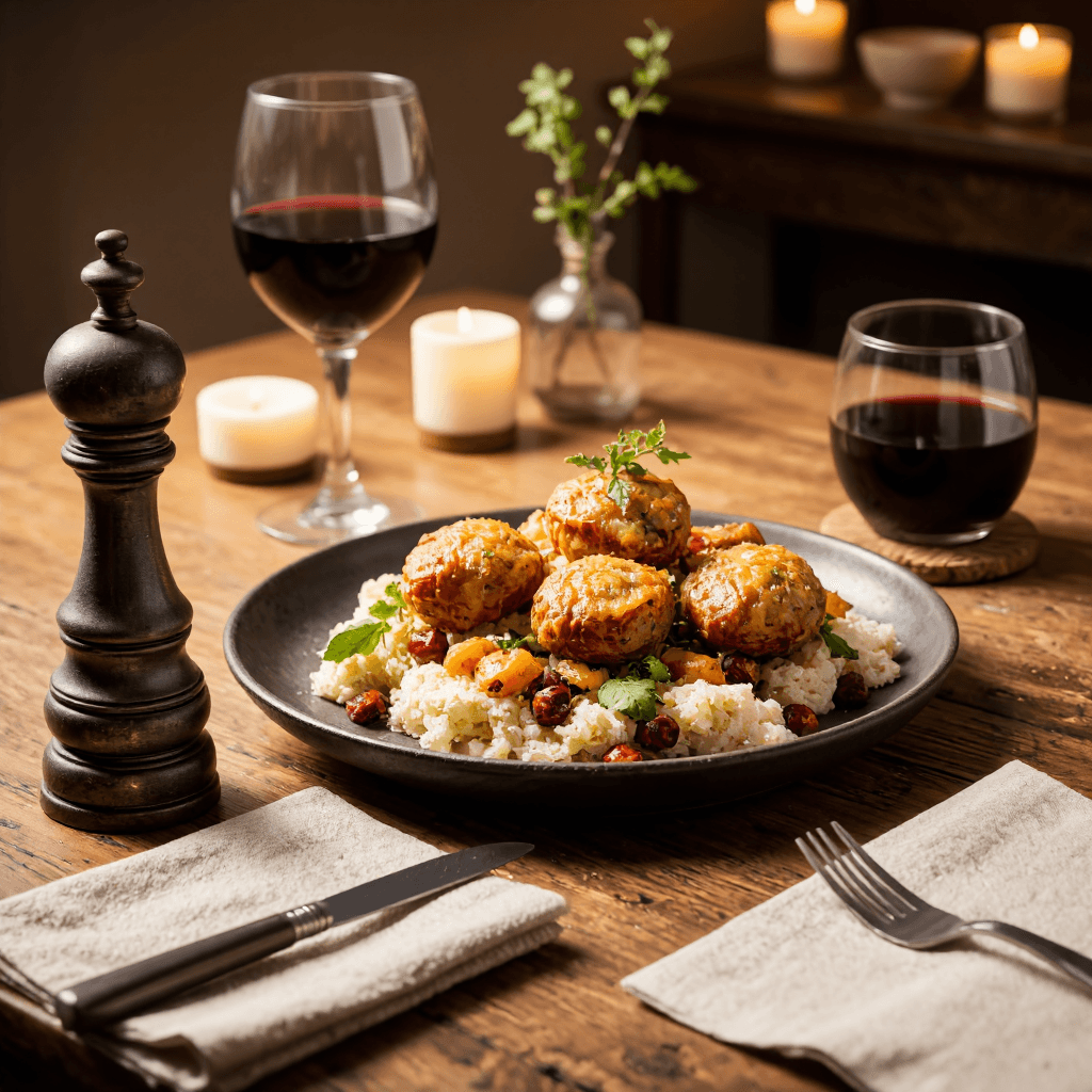 product photography of Gourmet Food