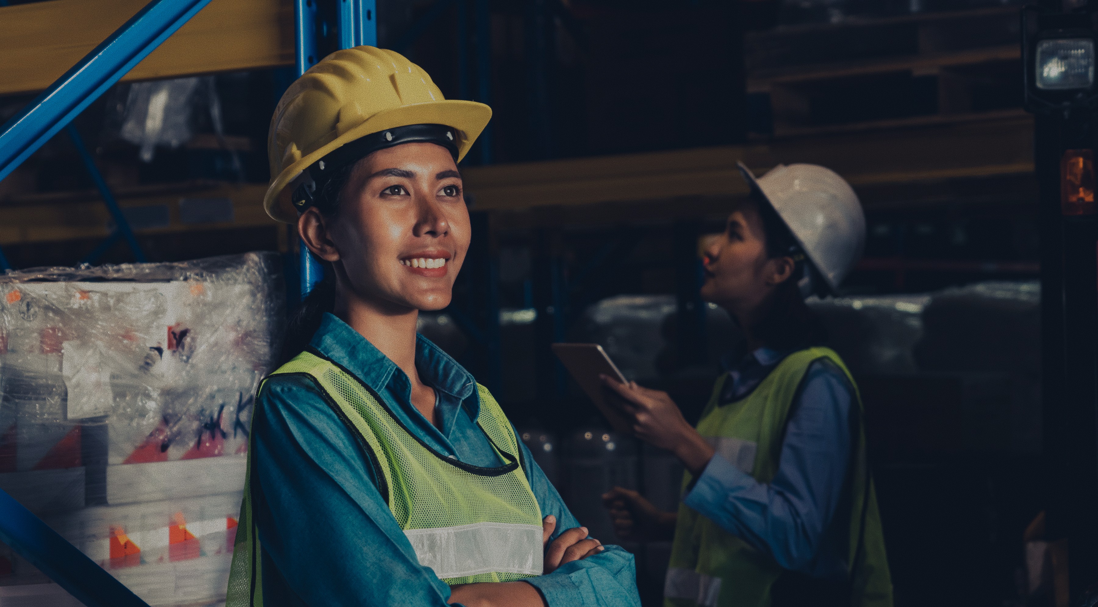 Dynamic picture of a cyclist riding downhill