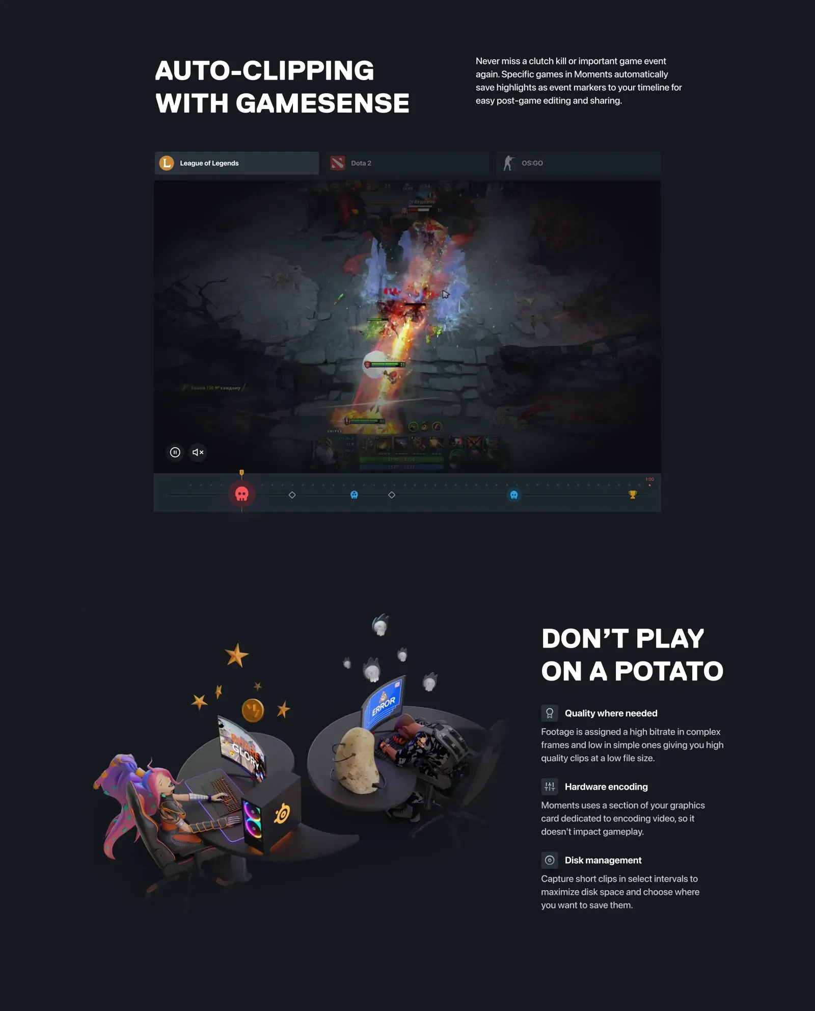 Webpage showing "Our Customers" and logos of leading companies like Grammarly, Sophos, and Figma. Featured stories are also shown.