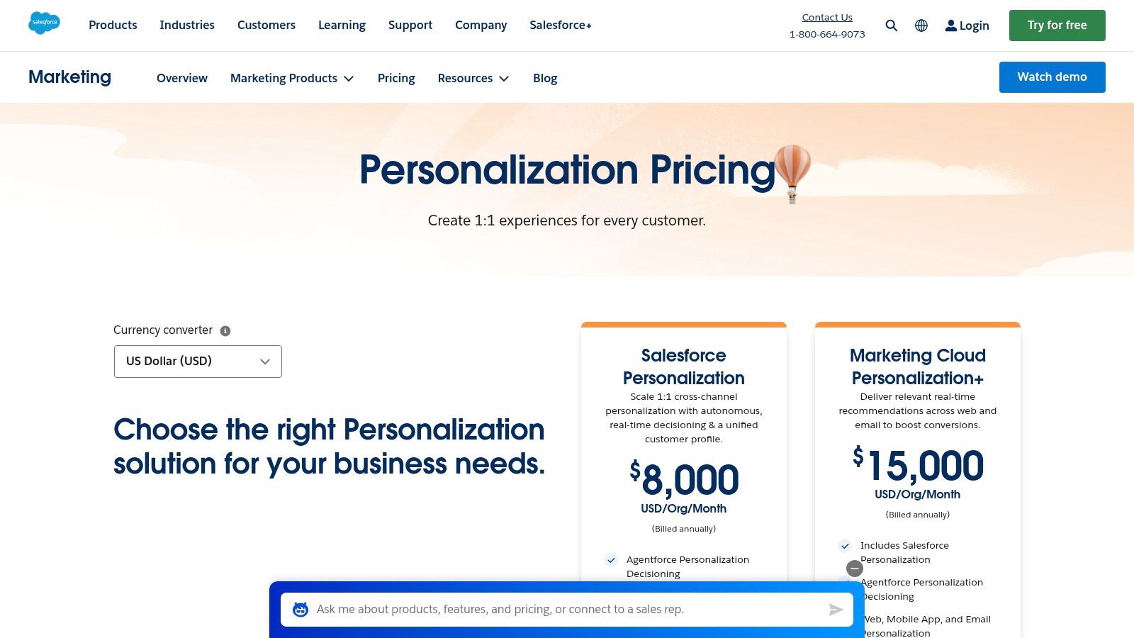 Salesforce Marketing Cloud Personalization (formerly Interaction Studio)