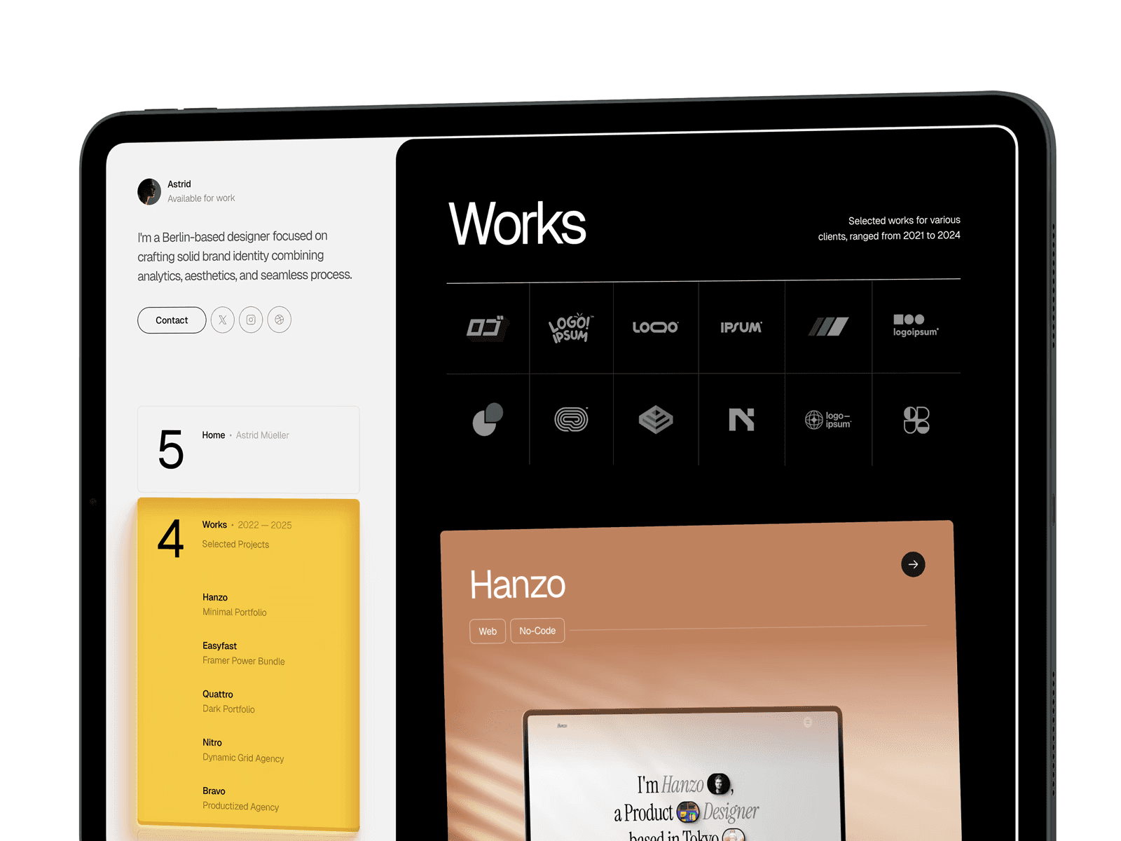 Works catalogue