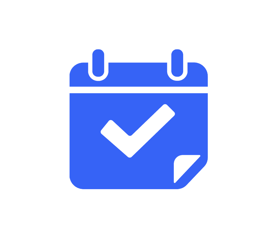 Calendar icon representing AI discovery and assessment process