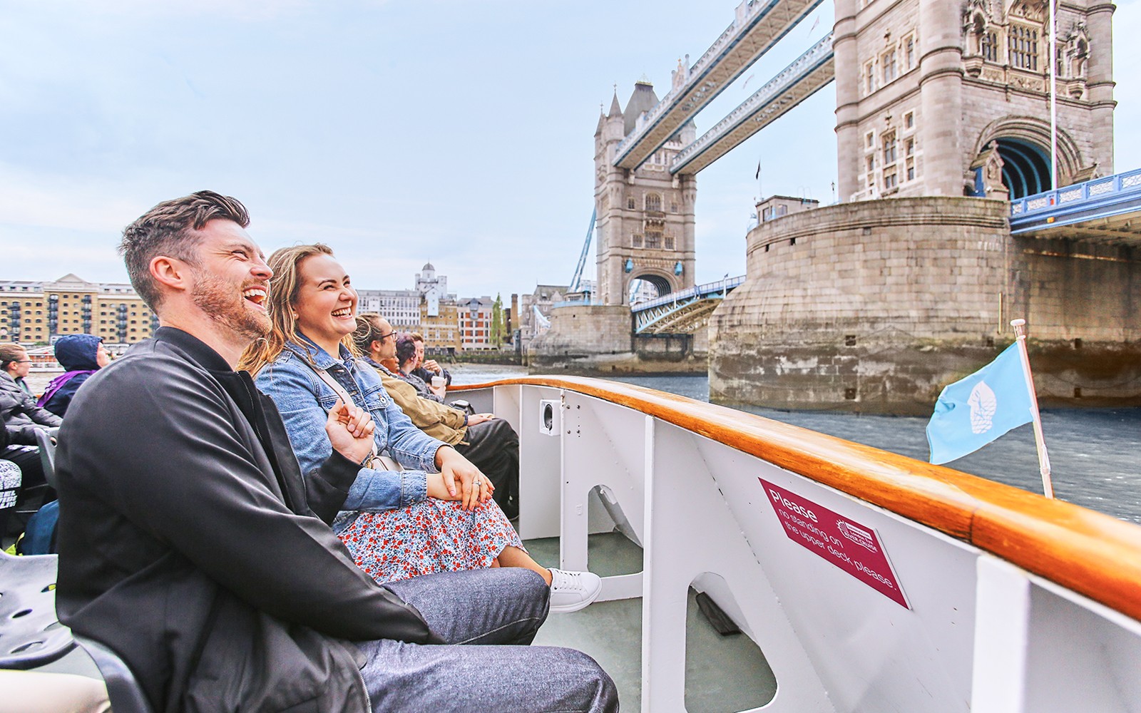 Couple on Thames River Cruise