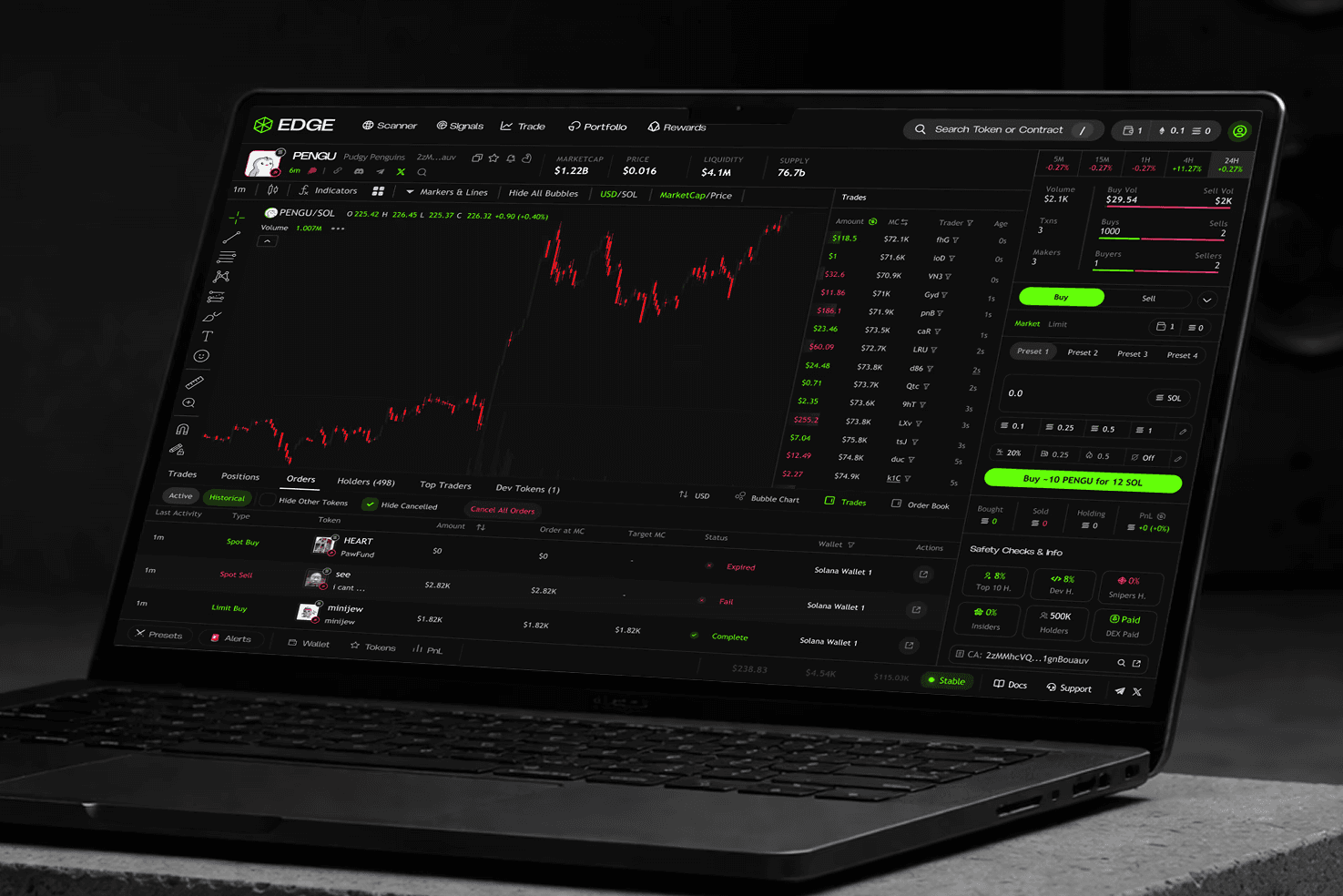 An image of a smartphone on top of an eletronic surface