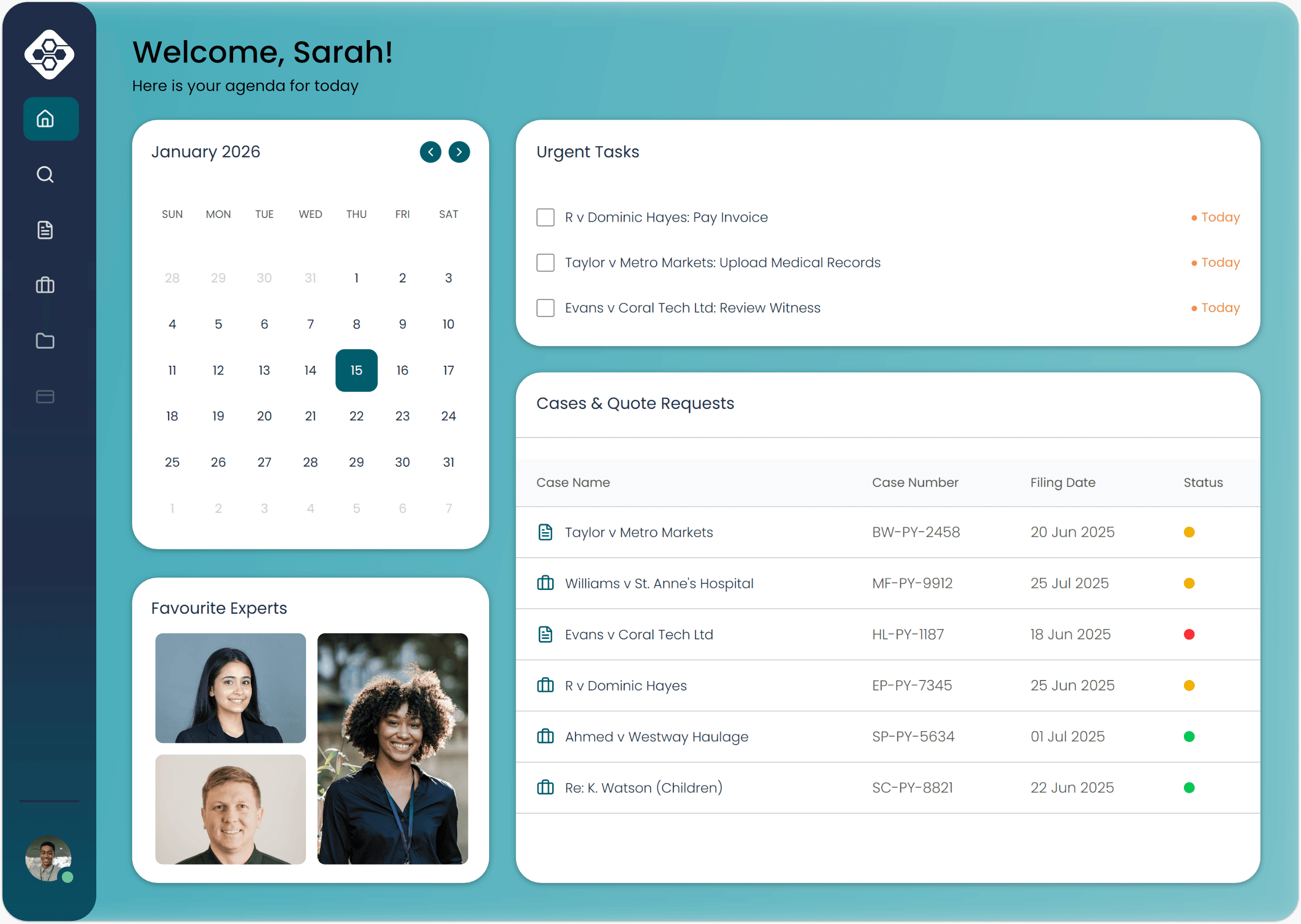 Witness Connect Dashboard
