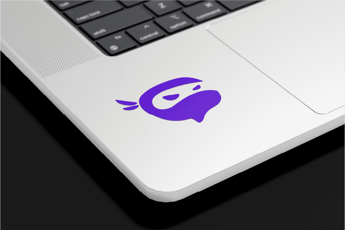 NinChat brand identity mockup