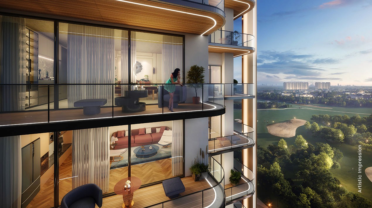 JacobCo M3M luxury residence entrance lobby design