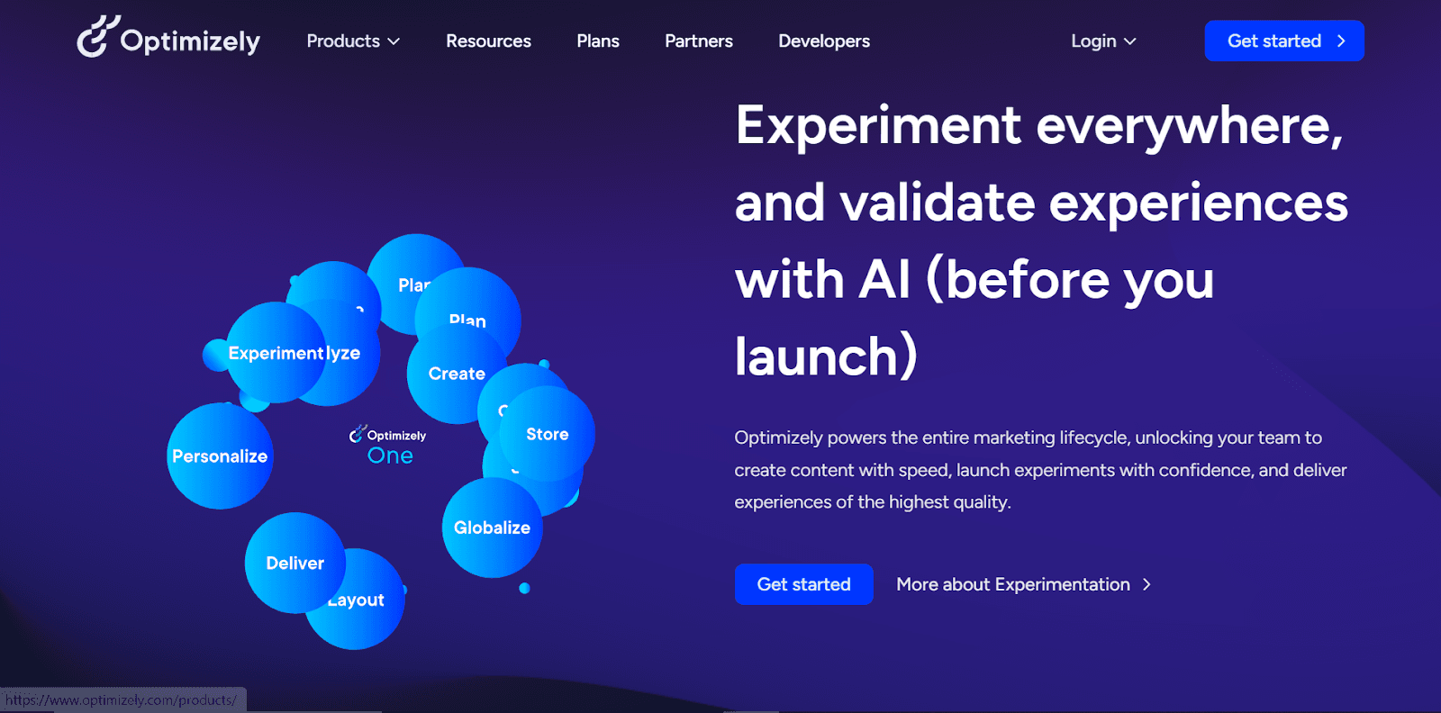 Optimizely: AI-powered experimentation to refine experiences before launch.