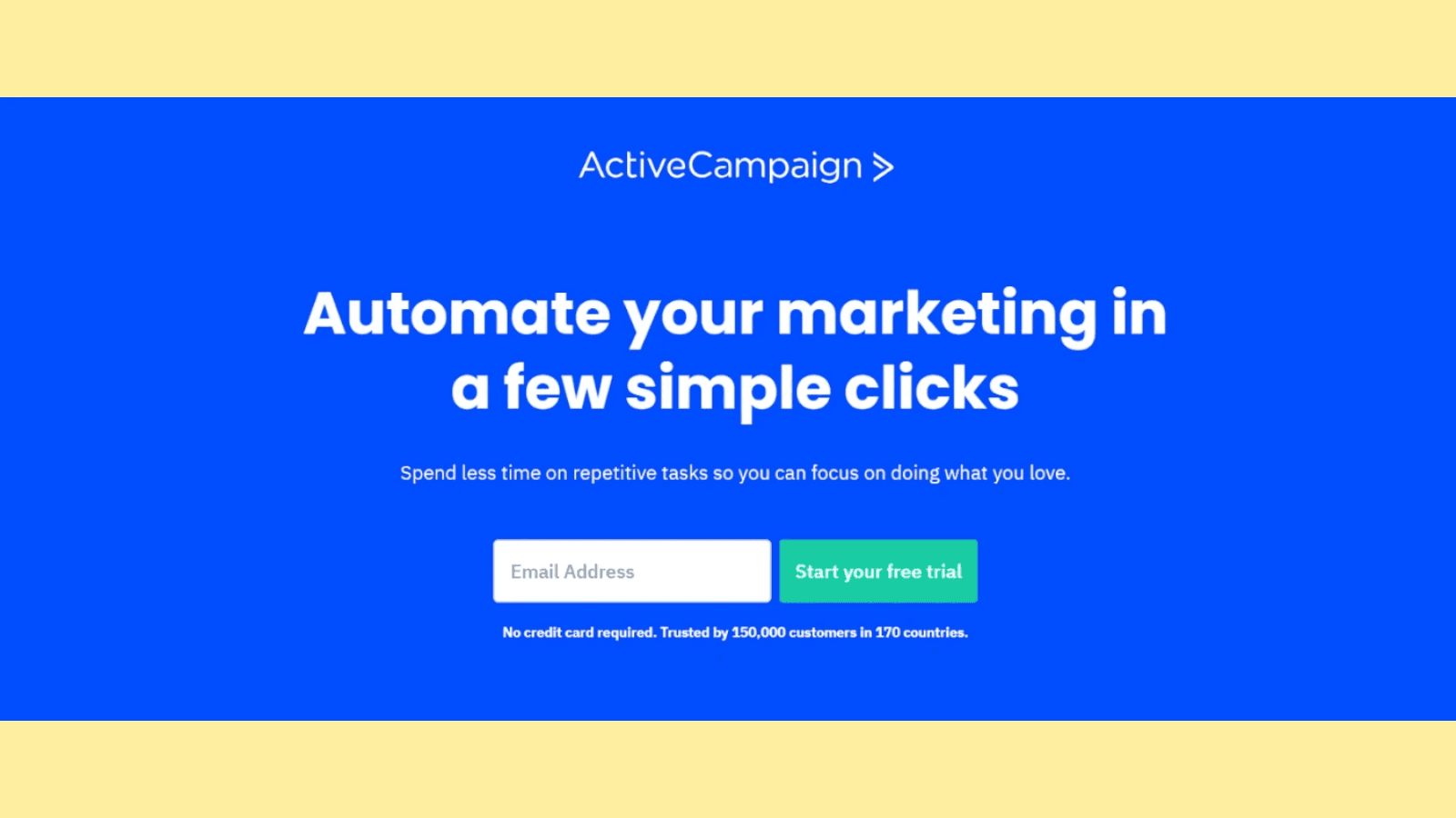 Active Campaign example