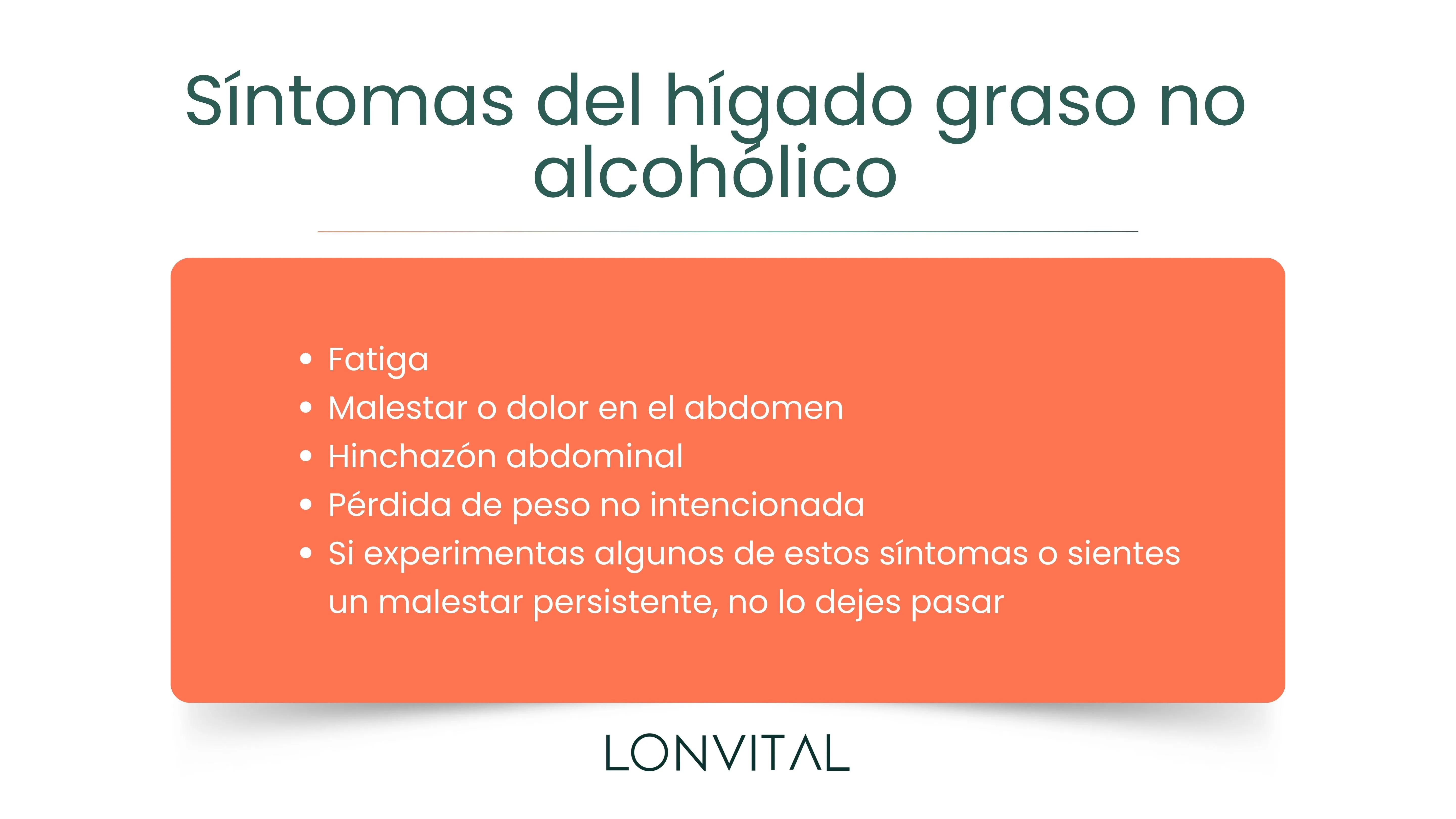 Síntomas del hígado graso no alcohólico