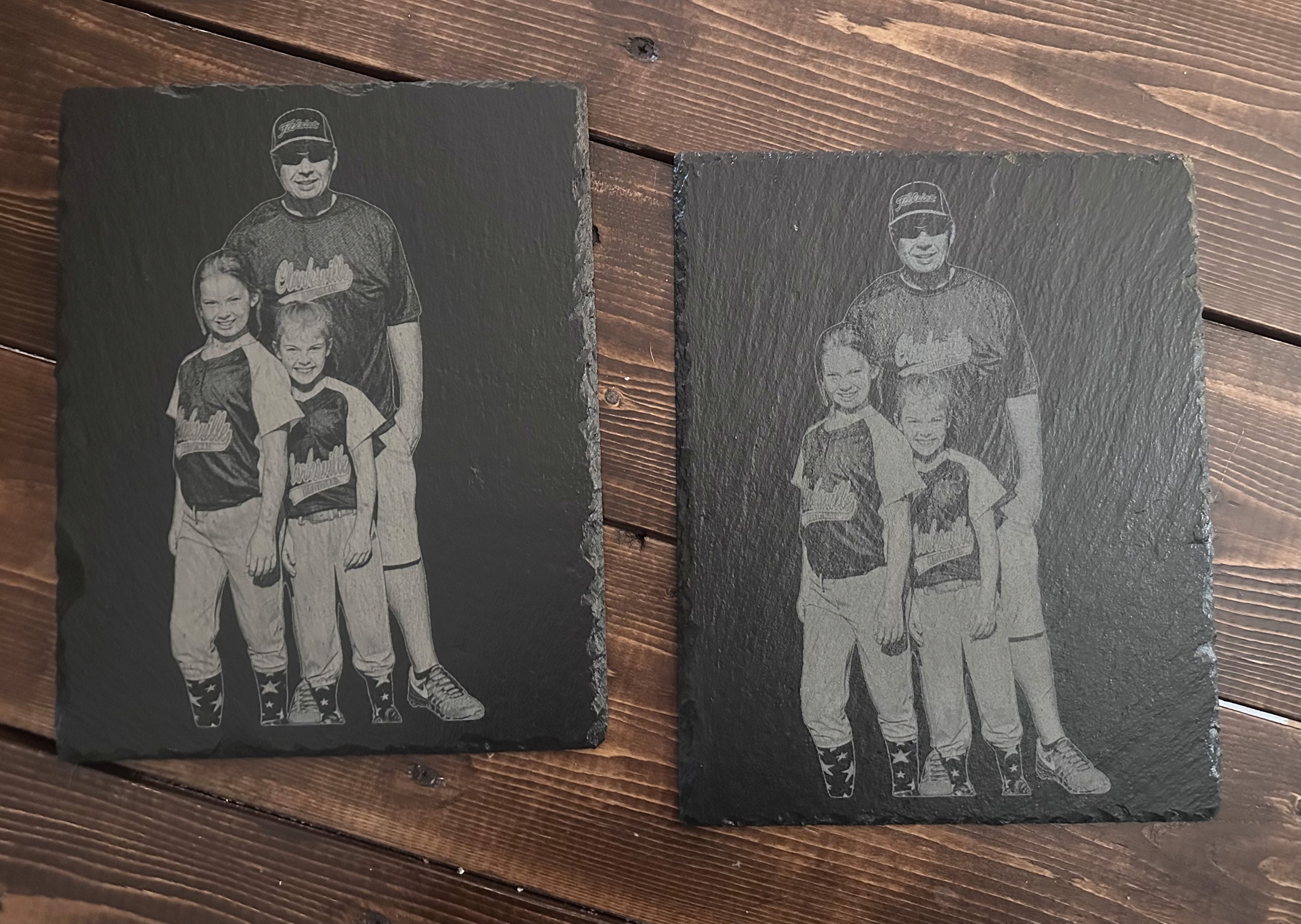 Finished laser engraved wooden gifts