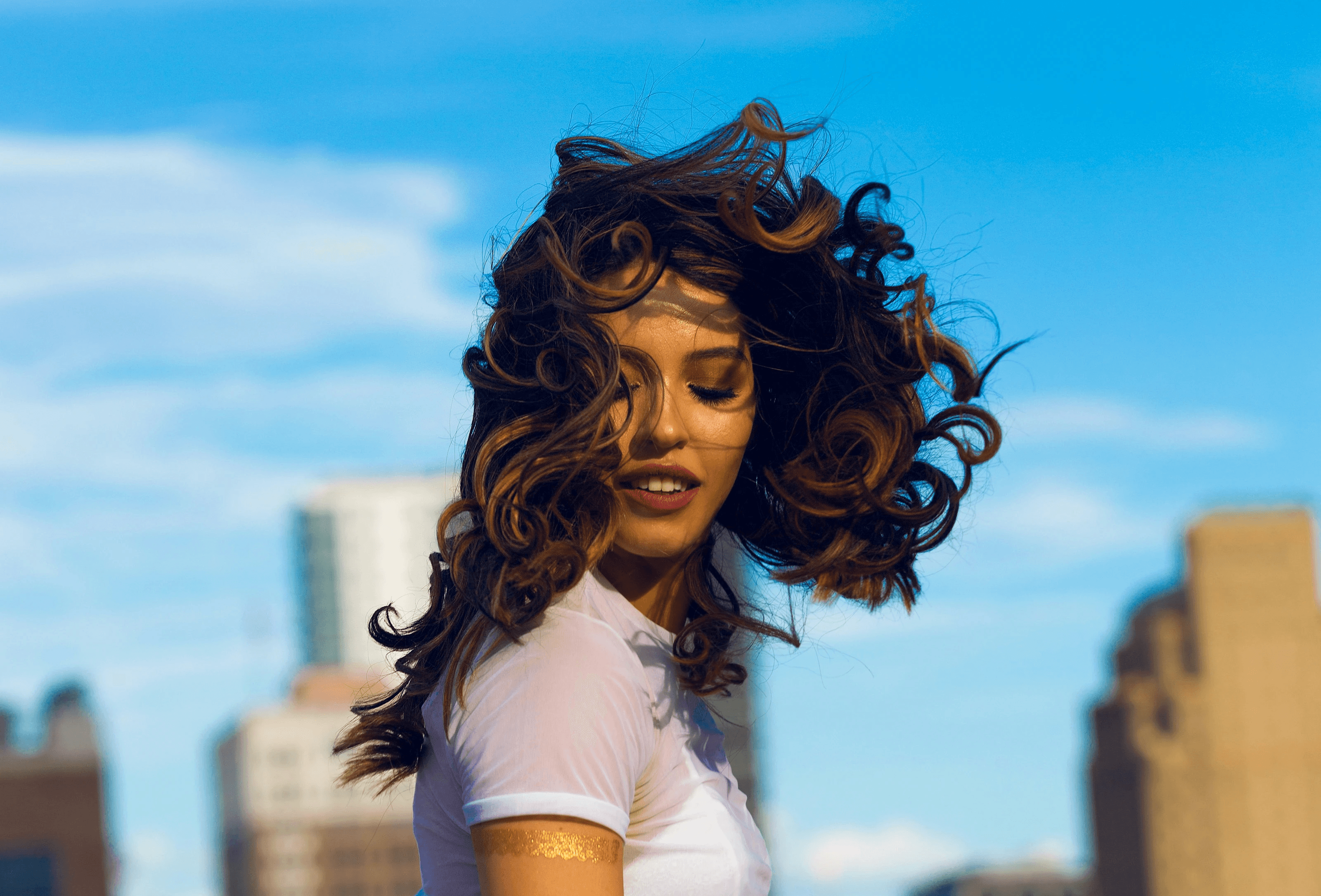 lady with great hair