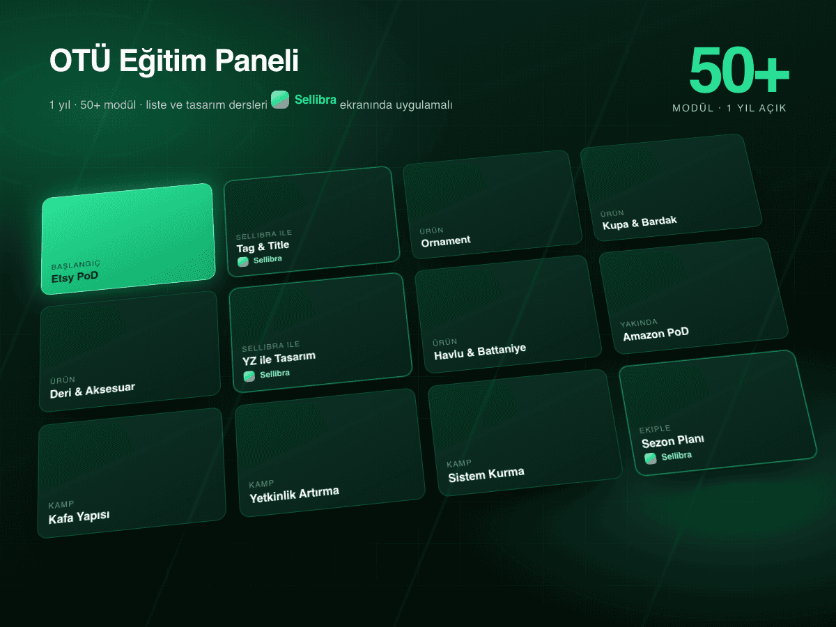 OTÜ Eğitim Paneli · 1 Yıl | 50+ Modül