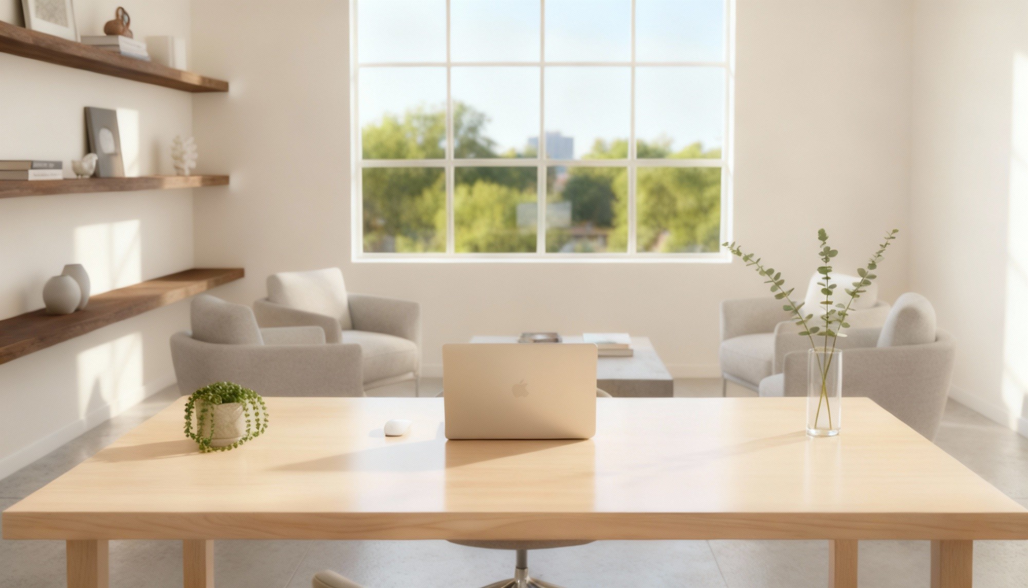 Aufgeräumter Arbeitsplatz gemäß der Clean Desk Policy