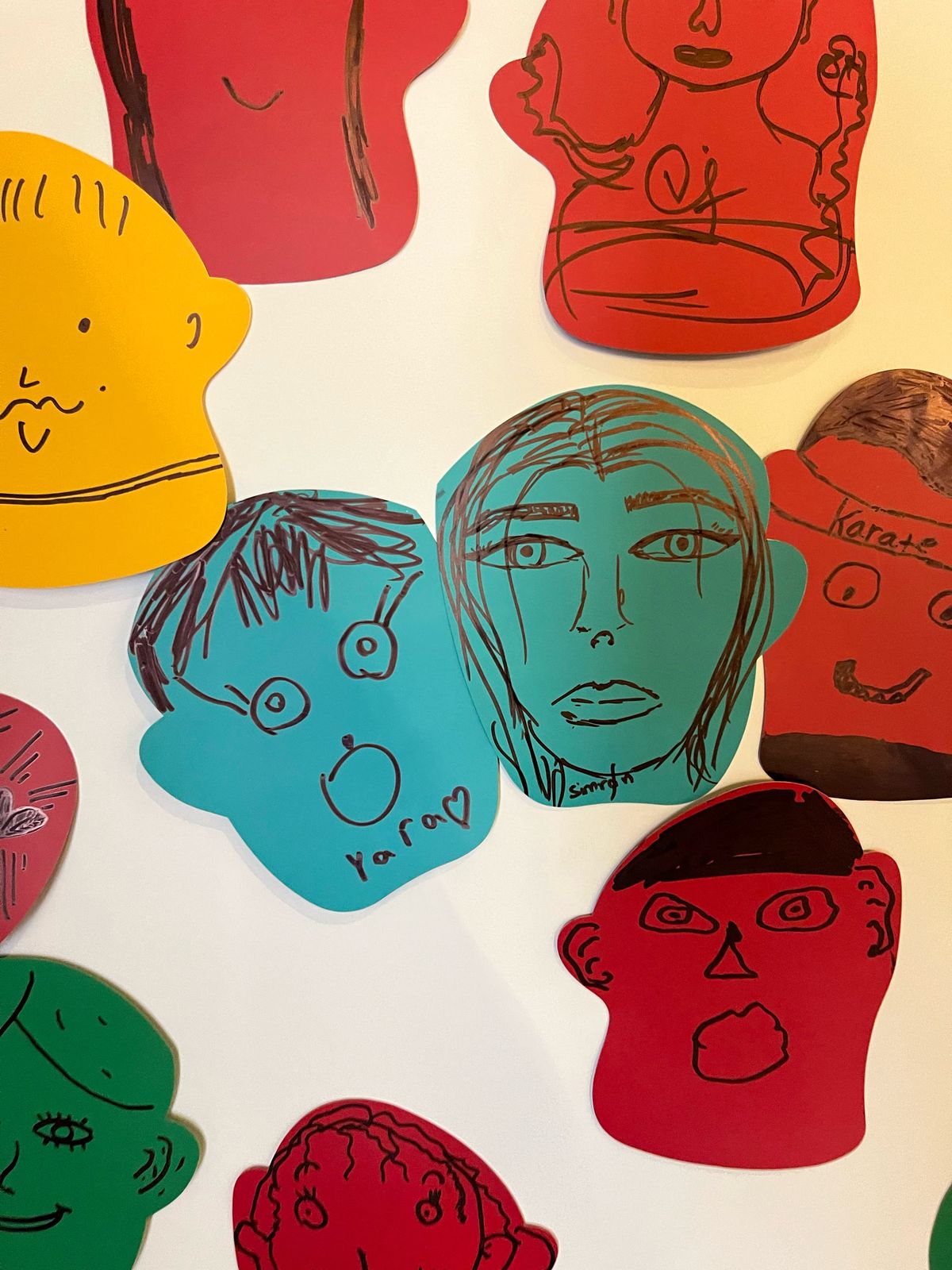 Women On Neon Background