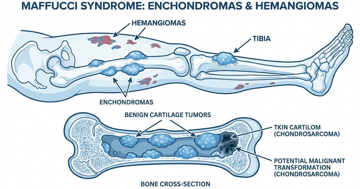 Cover: Which Bone Tumors Occur in Maffucci Syndrome? Explained Simply for Medical Students 2026