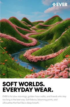 MindGap social media design system — branded content templates with long-exposure motion-blur photography and messaging framework for cognitive wellness positioning