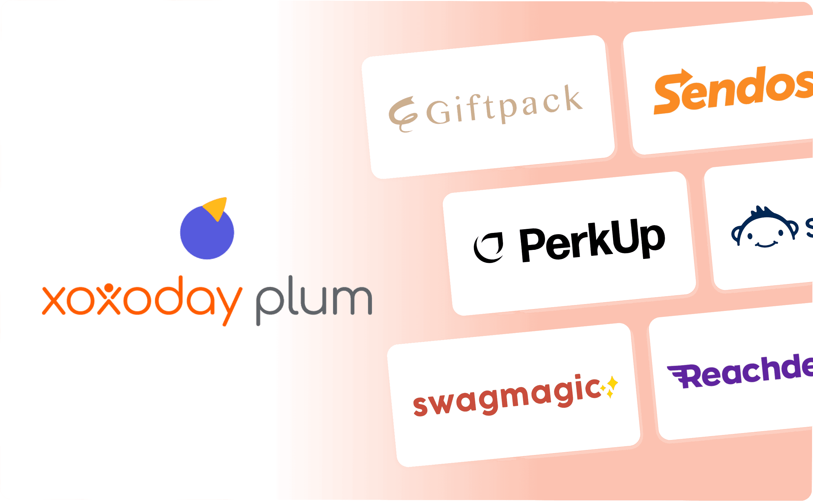 Xoxoday Plum alternatives: PerkUp, Giftpack, Sendoso, Snappy, SwagMagic, and Reachdesk.