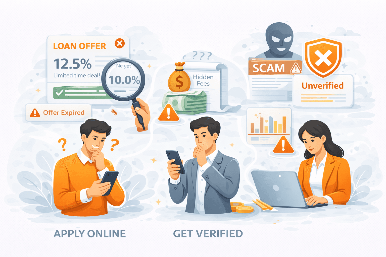 Top mistakes to avoid when comparing loans online