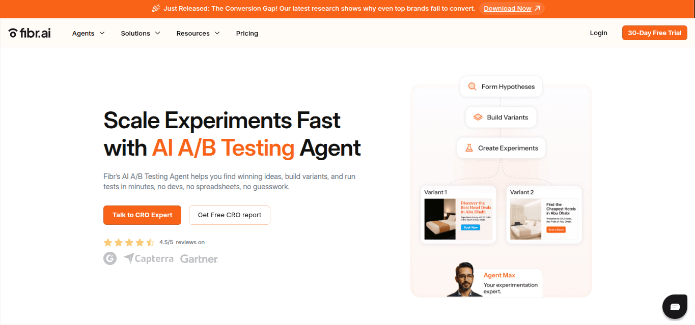 Fibr AI Dashboard Screenshot