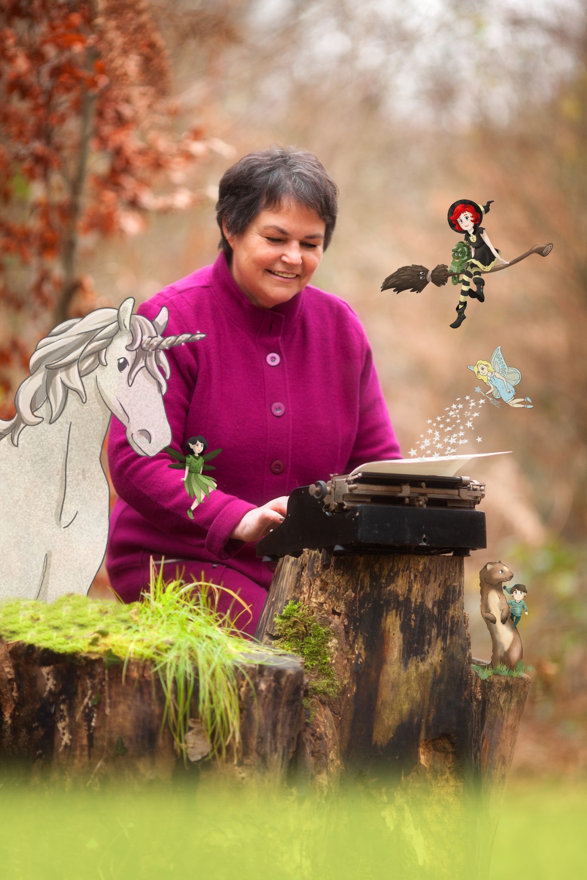 Autorin Andrea von Rymon mit Link auf die Autorenwebseite