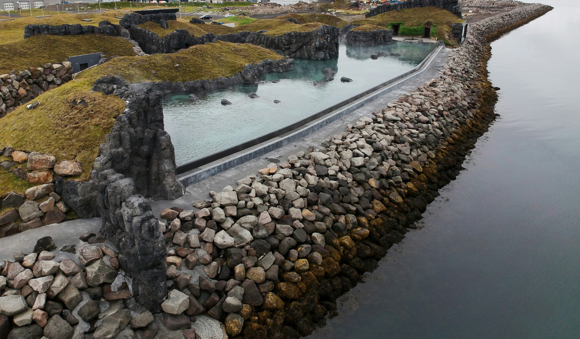 Sky Lagoon in Greater Reykjavik, Iceland, offers relaxing geothermal spa experiences.