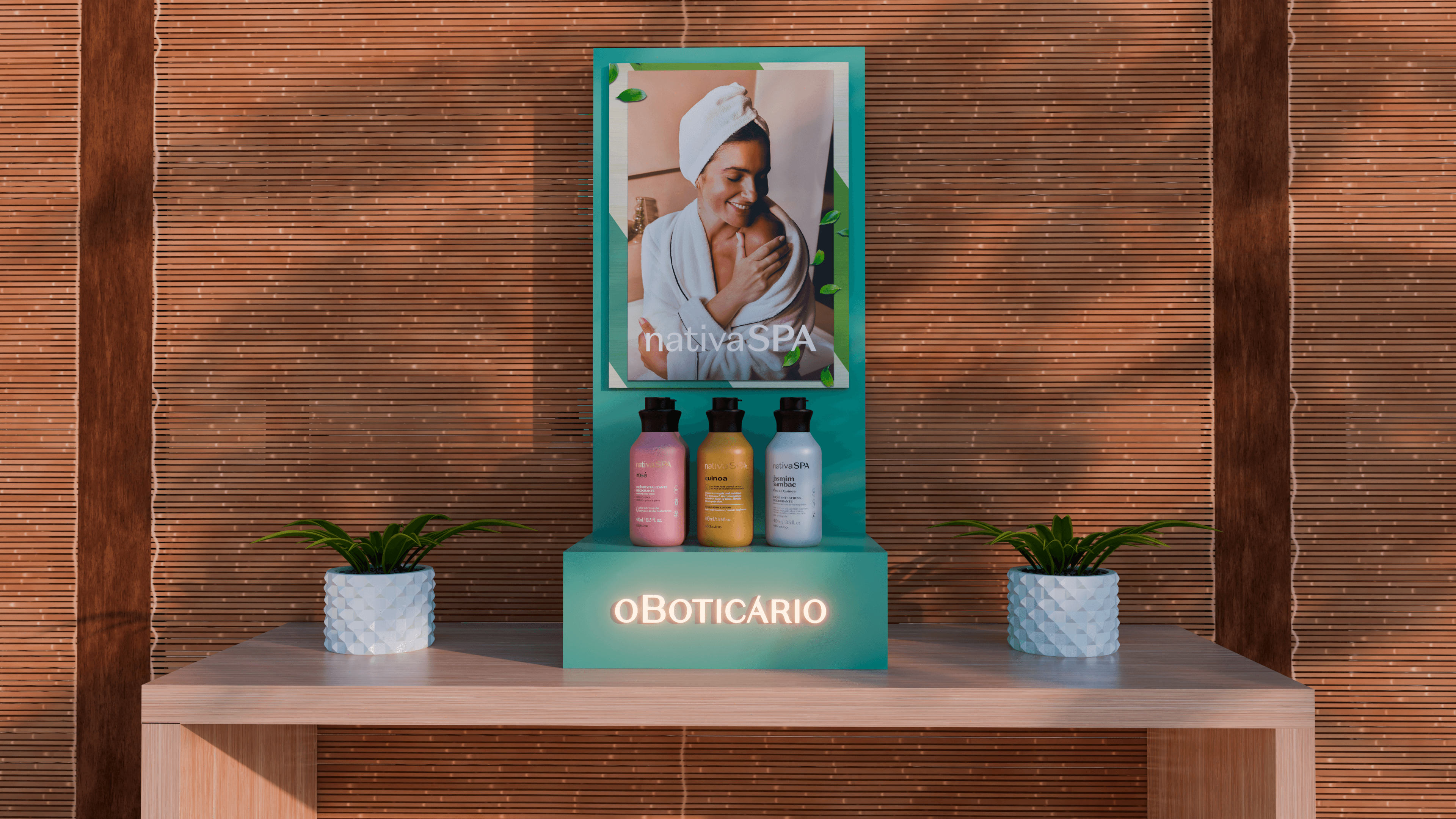 Laptop displaying a green-themed website with a mobile app mockup on the screen.