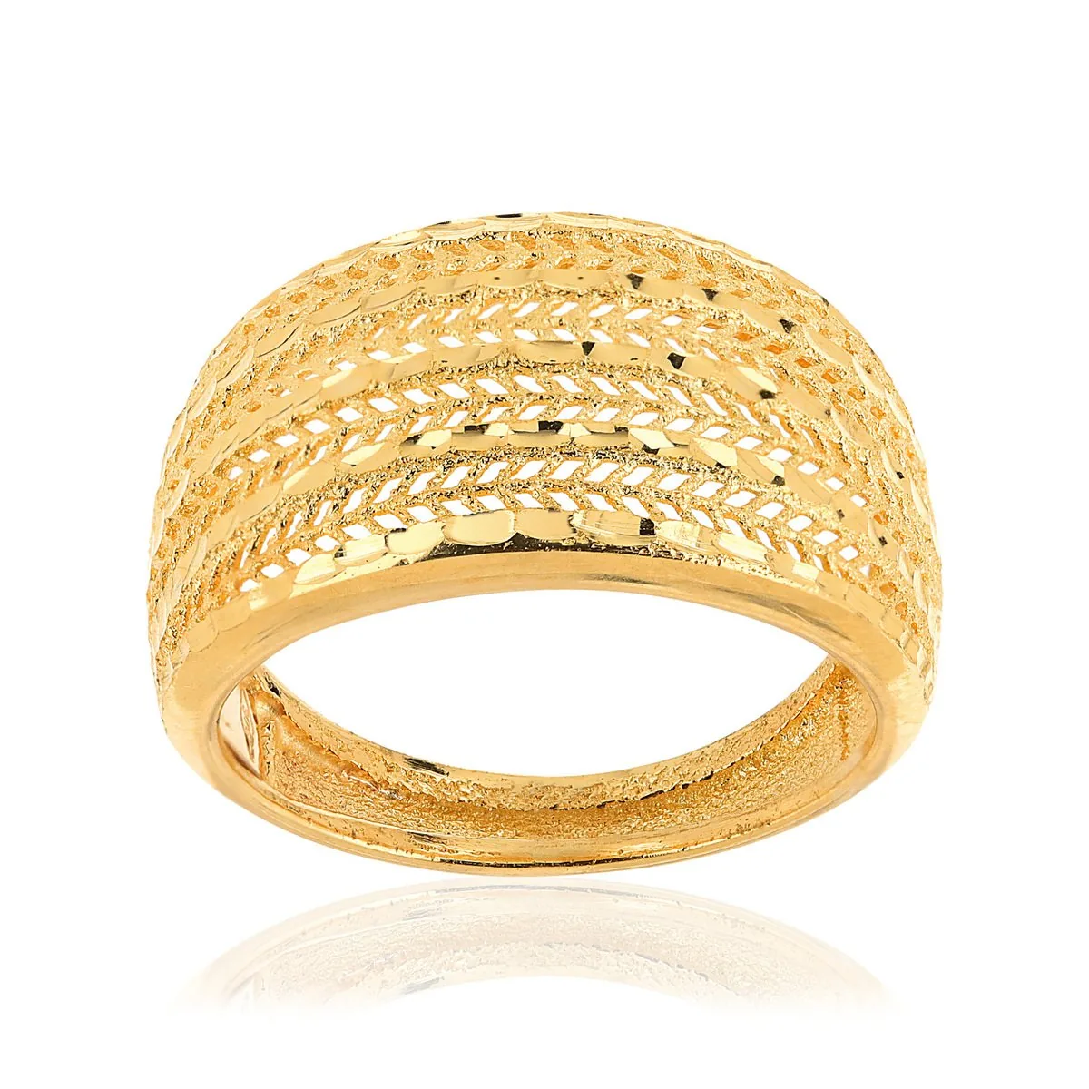 Bague en or jaune 375