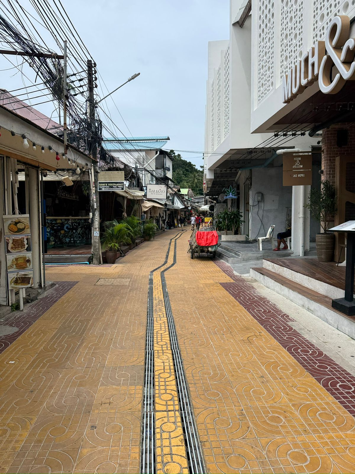 a person standing in front of a building