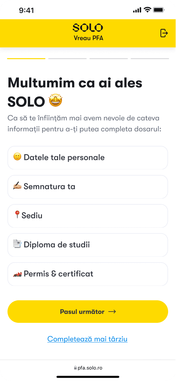 Phone screen showing a website interface