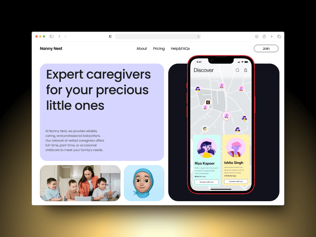 Banking Landing Page - Hero Section
