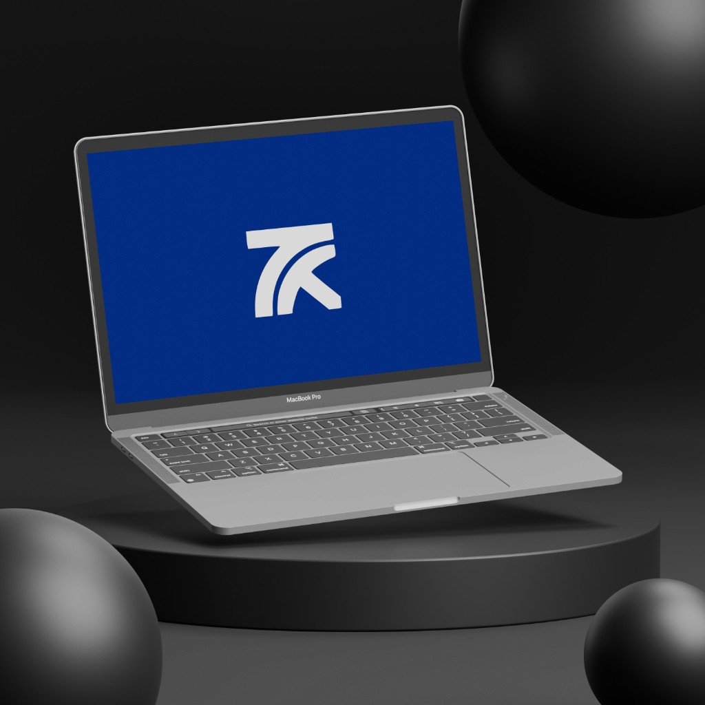 Laptop on top of an eletronic device