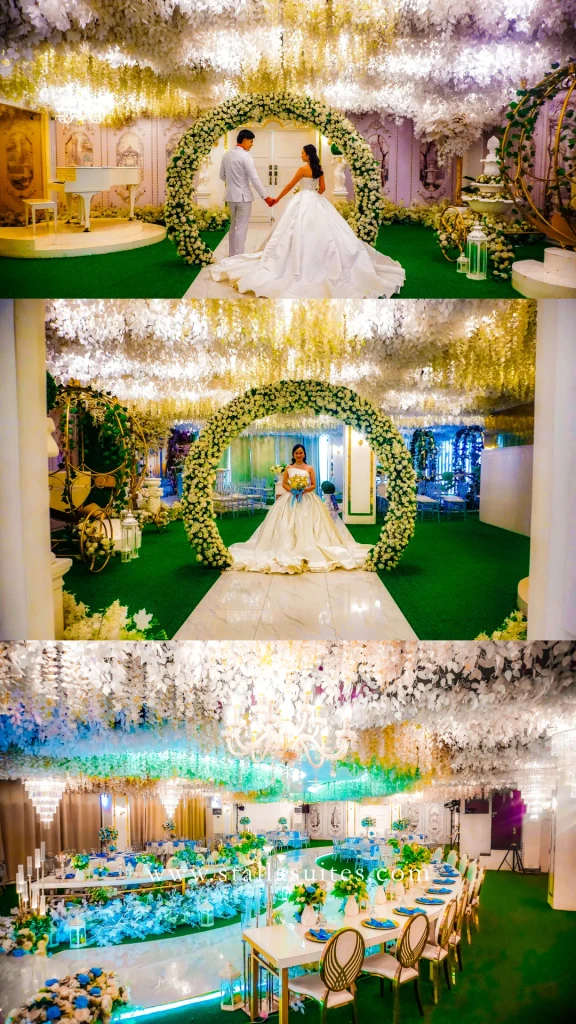 Moments from a garden wedding at Celestia Hall, Stalla Suites QC