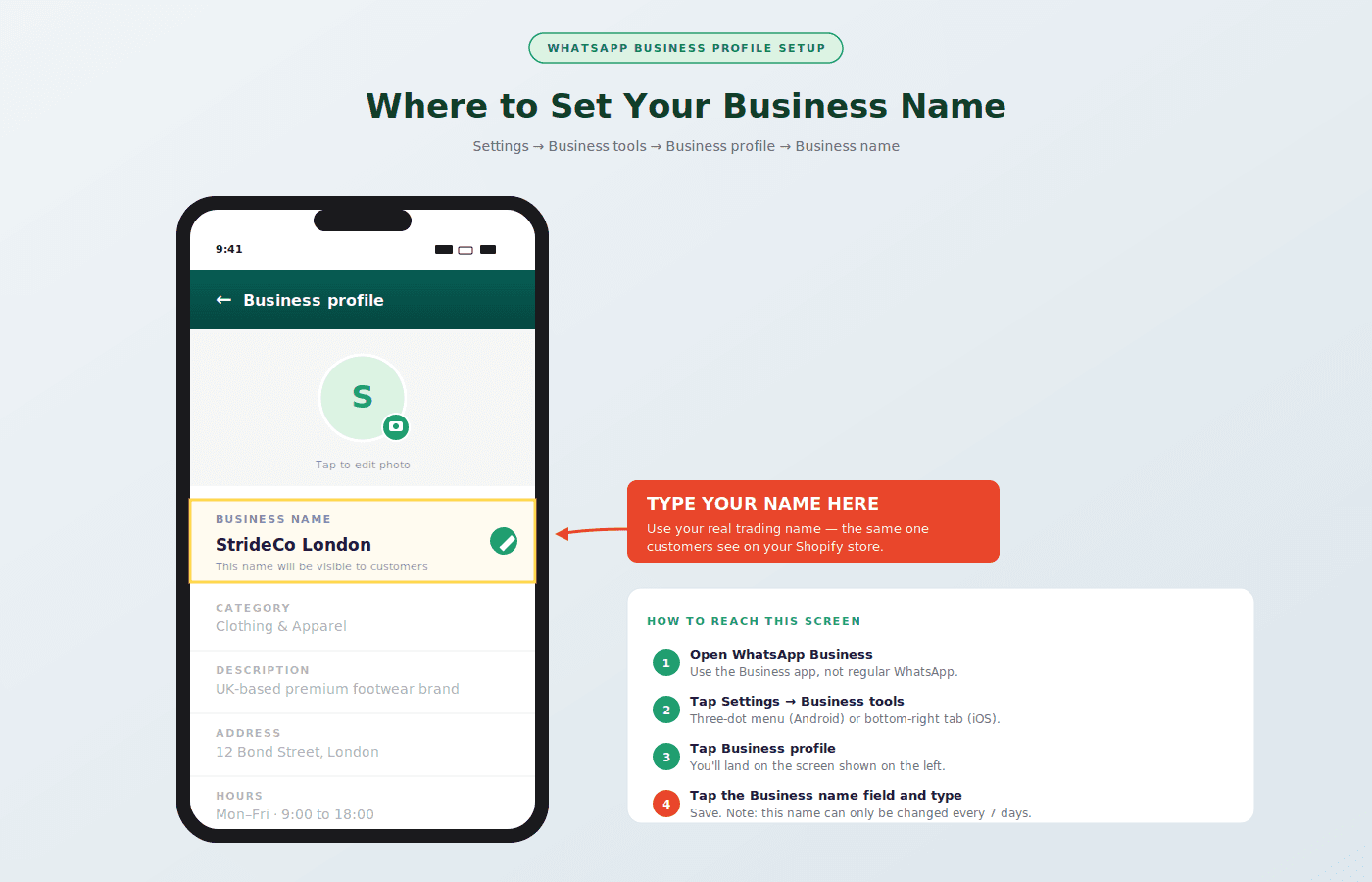 WhatsApp Business Profile Optimization 